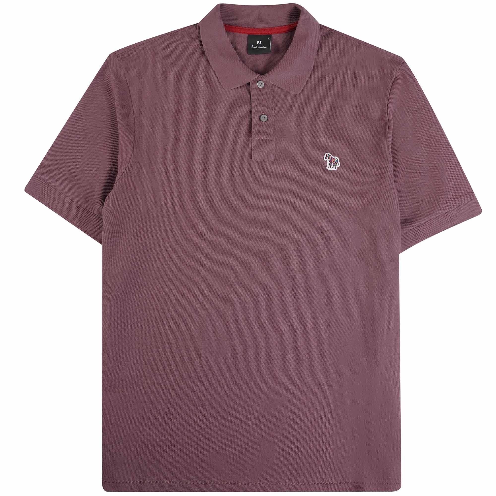 Paul Smith Cotton-Piqu  Zebra Polo Shirt - Light Purple