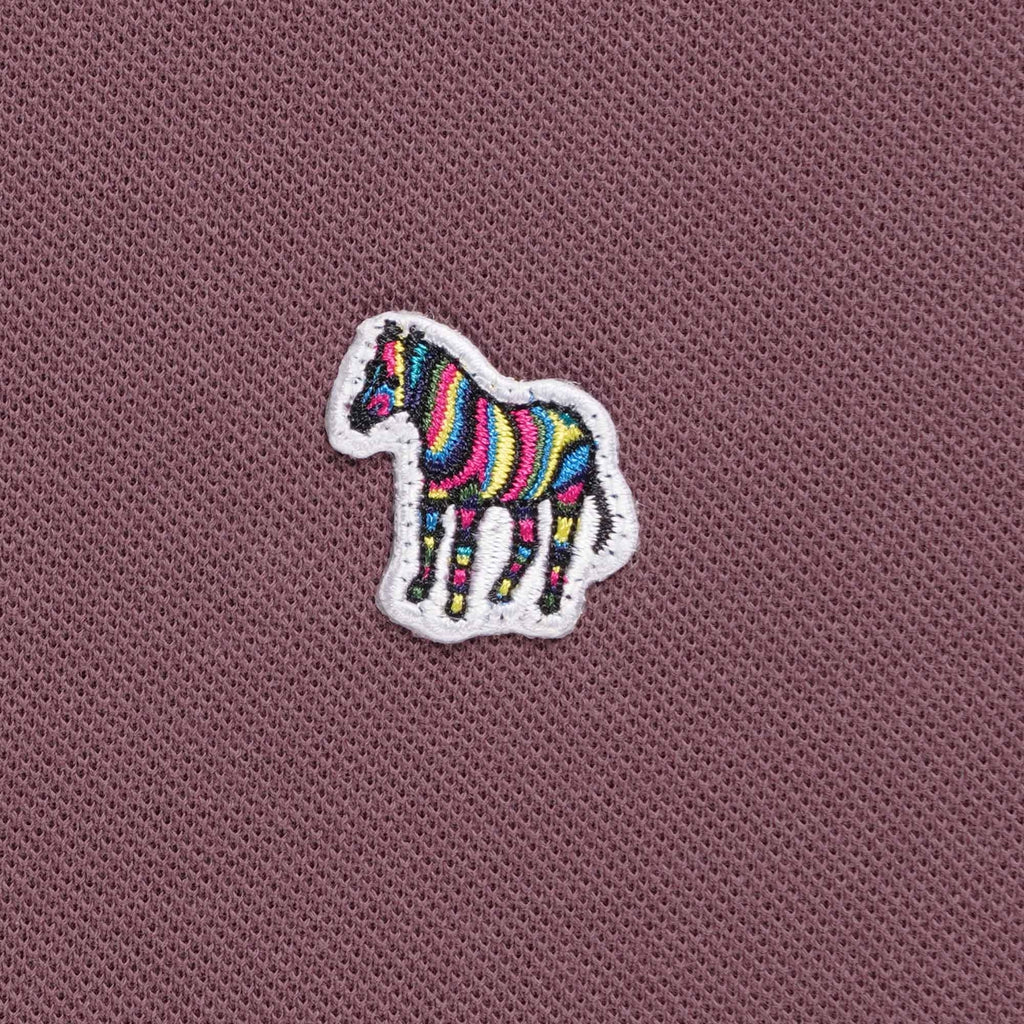 Paul Smith Cotton-Piqu  Zebra Polo Shirt - Light Purple