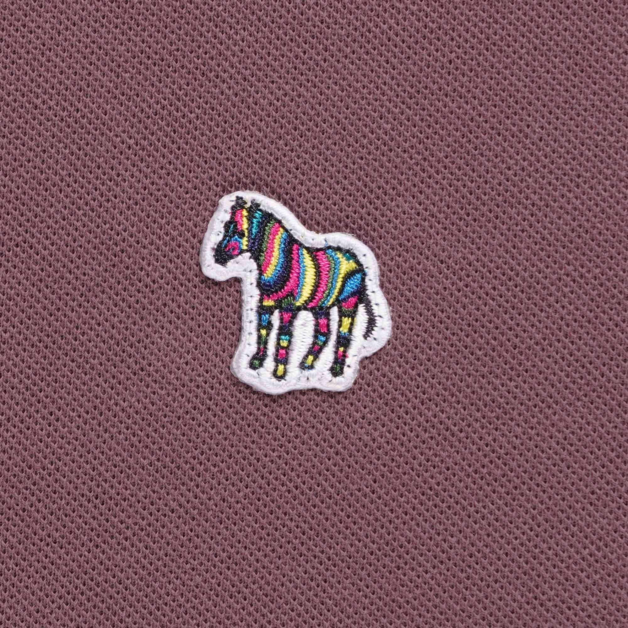 Paul Smith Cotton-Piqu  Zebra Polo Shirt - Light Purple