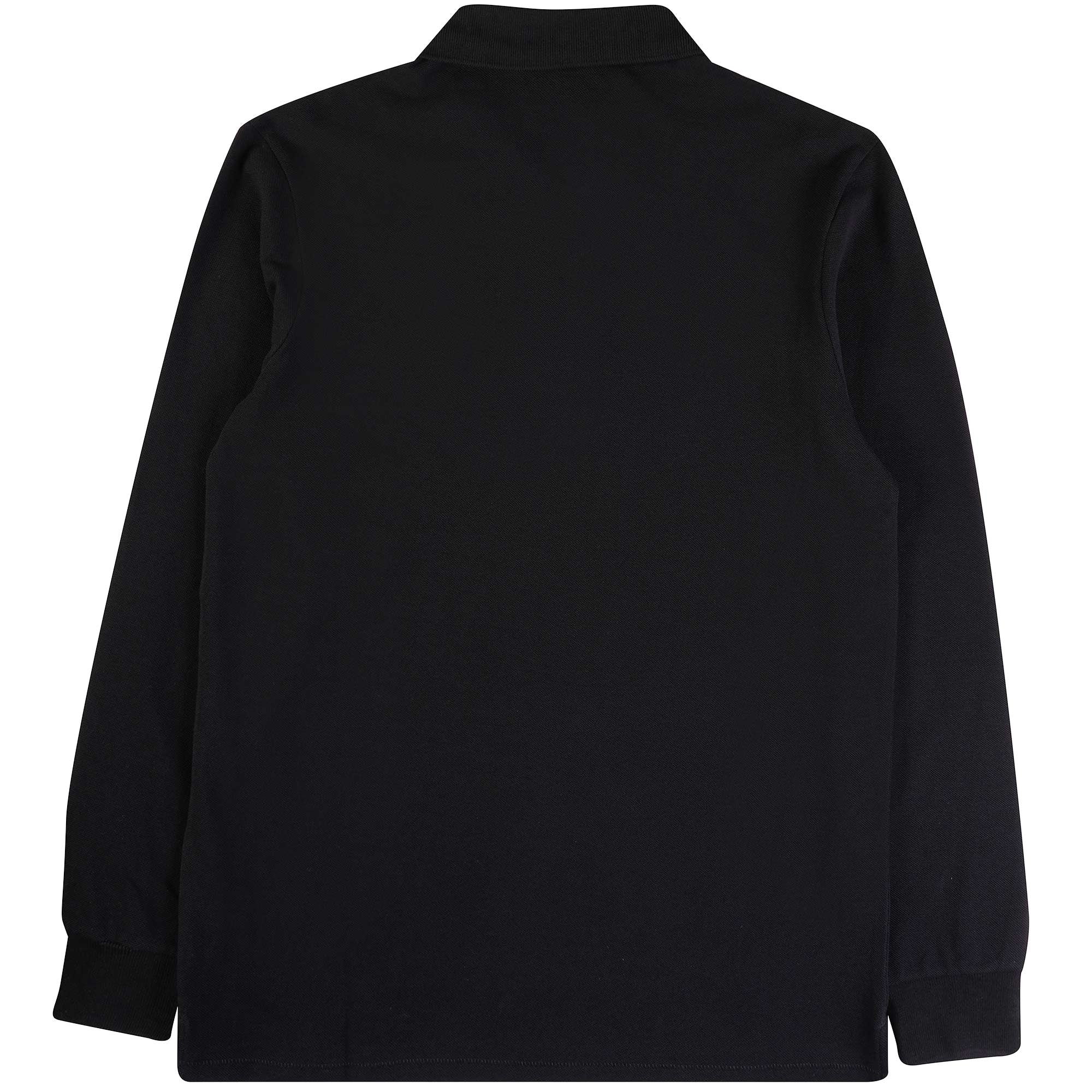 Paul Smith Long-Sleeve Zebra Logo Polo Shirt - Black