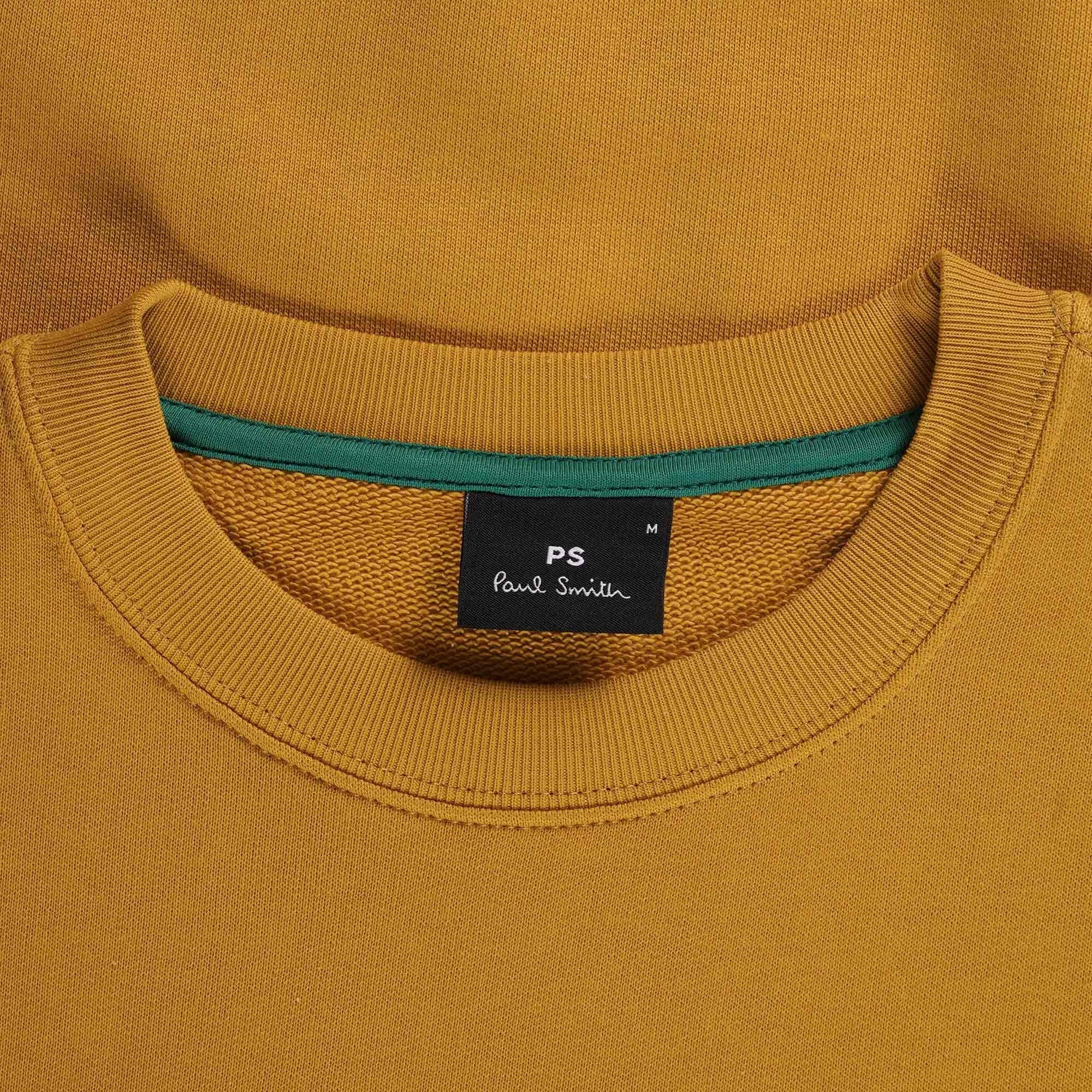 Paul Smith Zebra Logo Cotton Sweatshirt - Ochre
