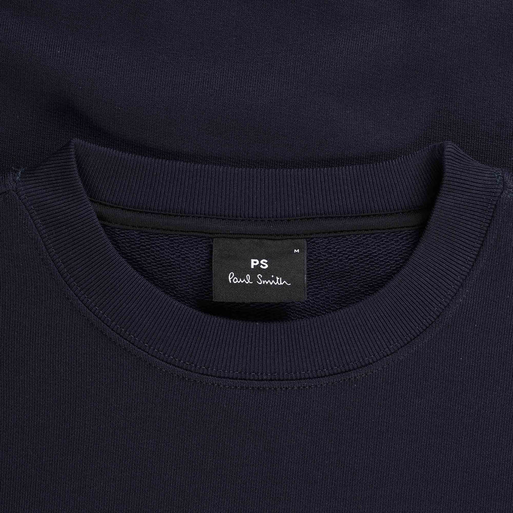 Paul Smith Zebra Logo Cotton Sweatshirt - Dark Navy