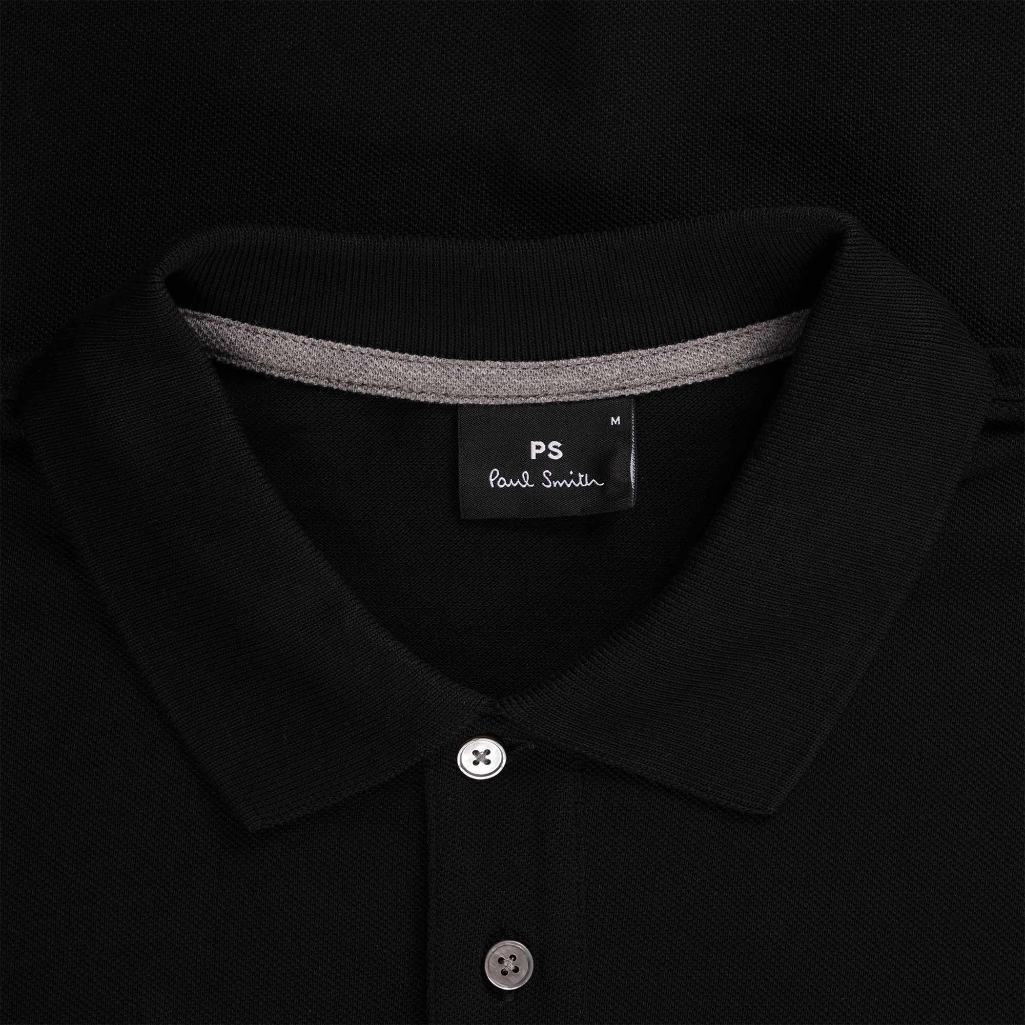 Paul Smith Cotton-Piqu  Zebra Polo Shirt - Black