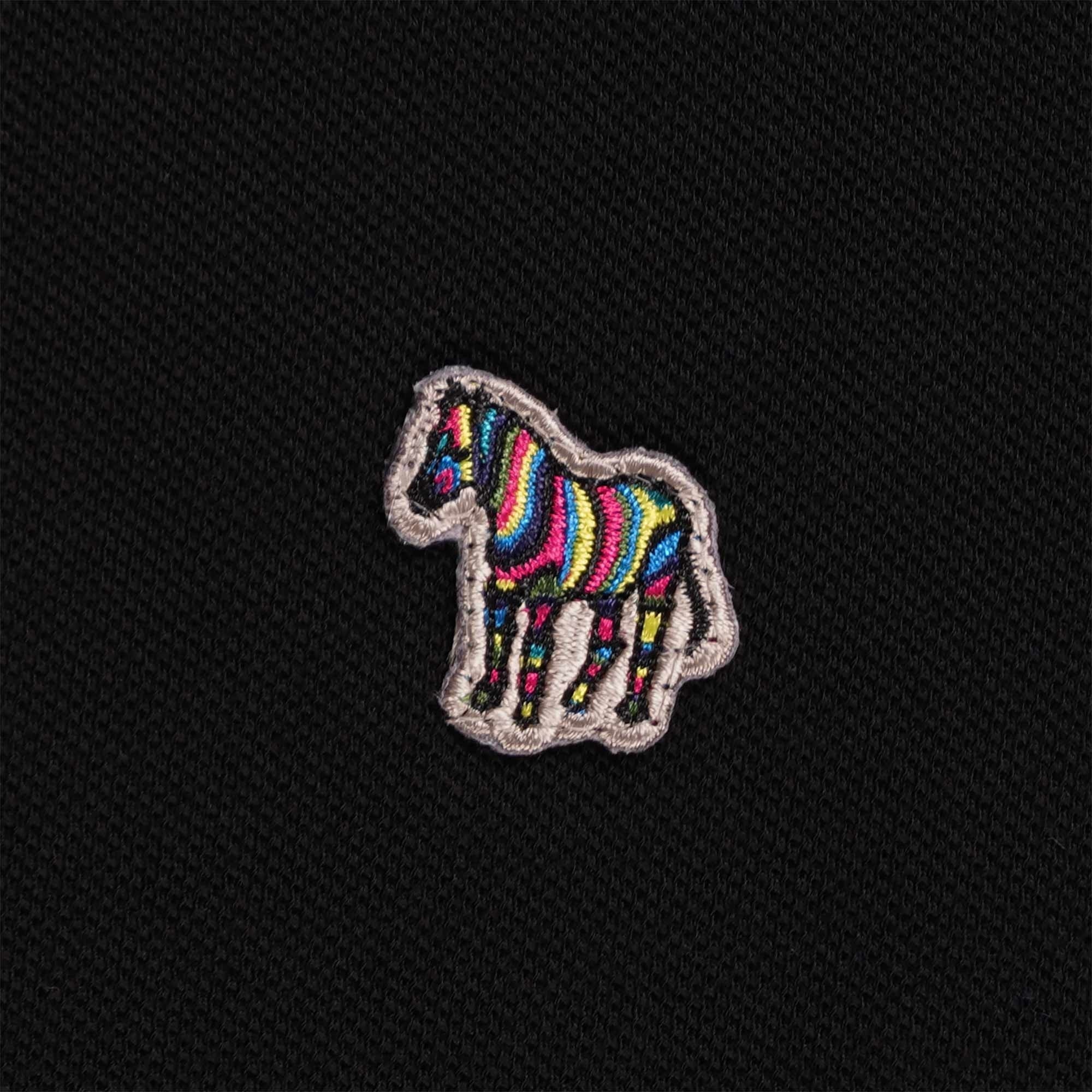 Paul Smith Cotton-Piqu  Zebra Polo Shirt - Black