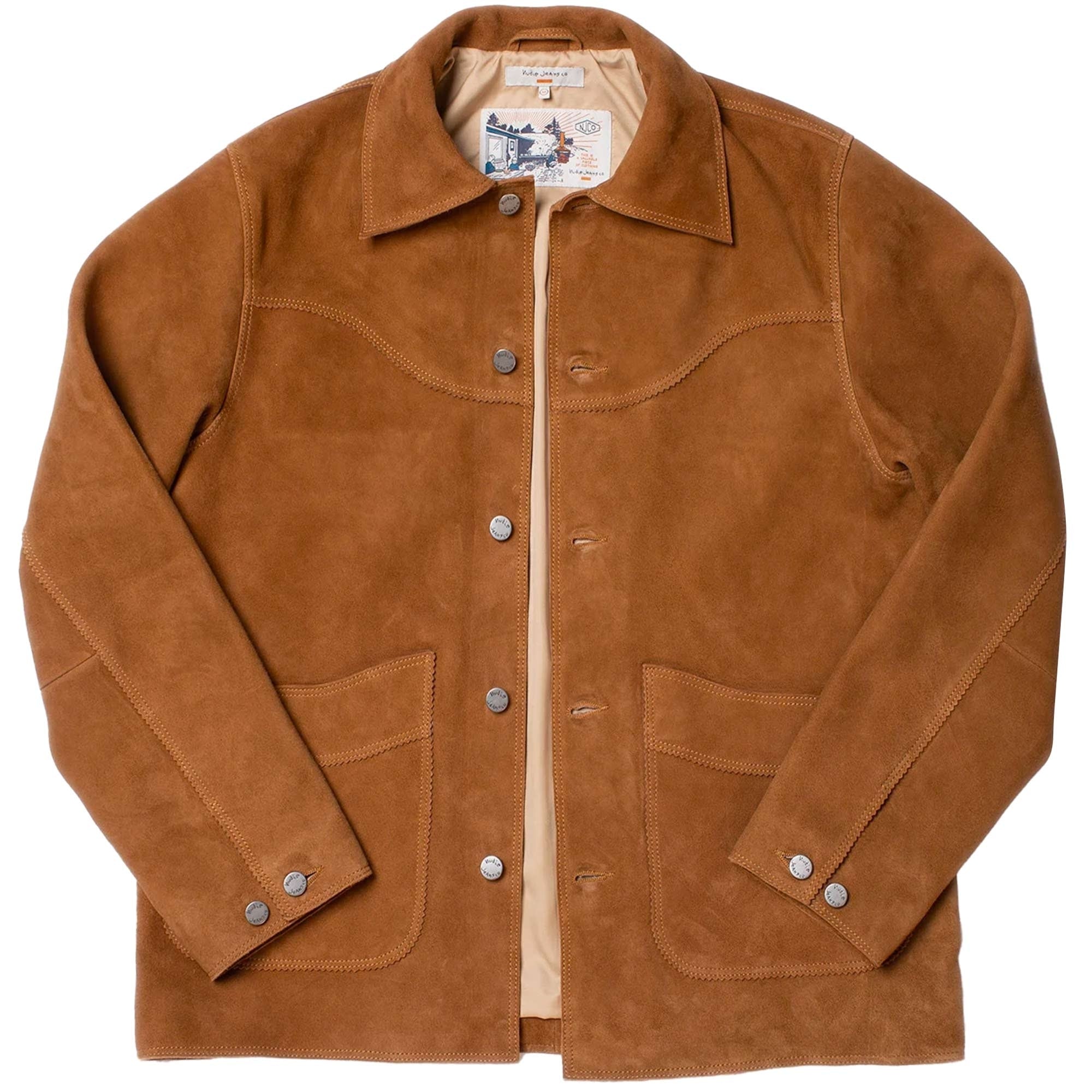 Nudie Jeans Muddy Nubuck Jacket - Camel