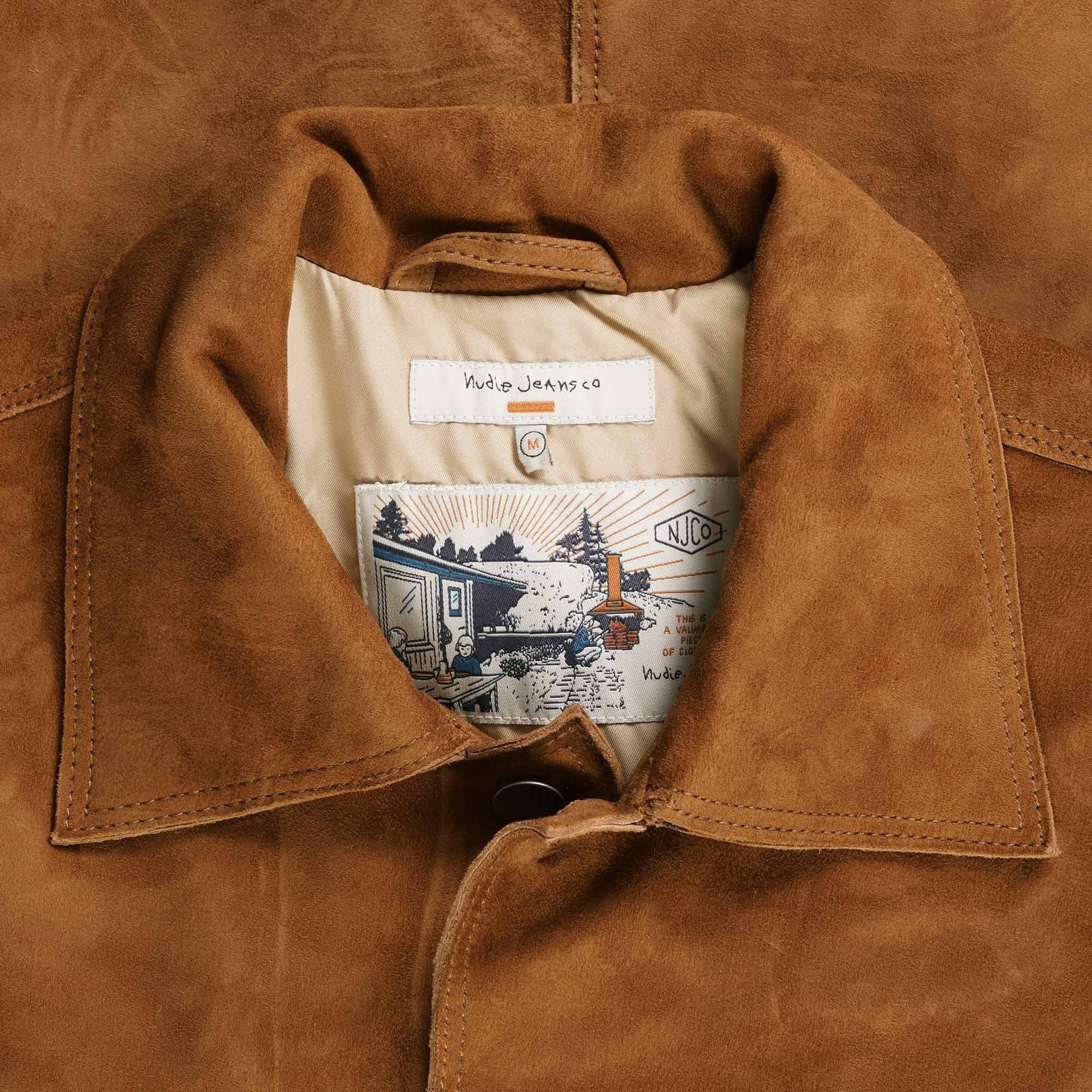 Nudie Jeans Muddy Nubuck Jacket - Camel