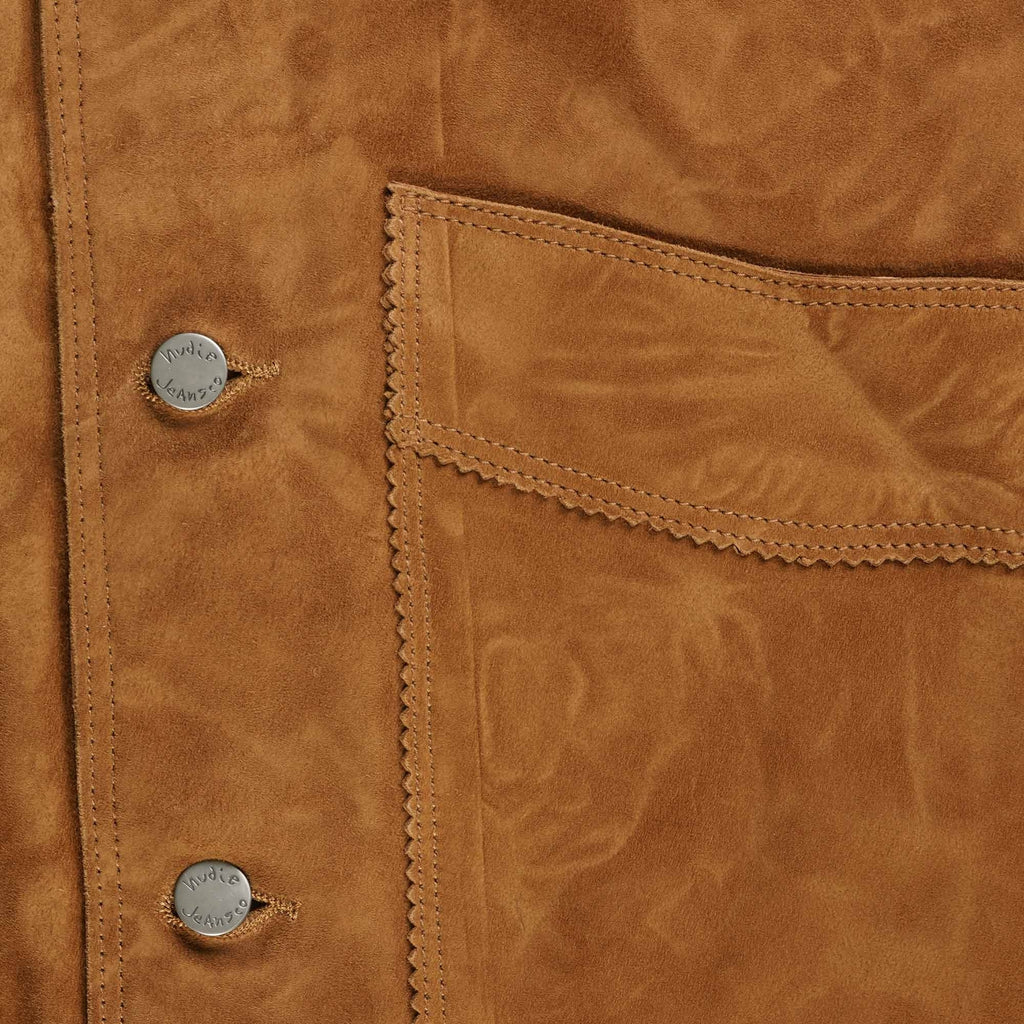 Nudie Jeans Muddy Nubuck Jacket - Camel