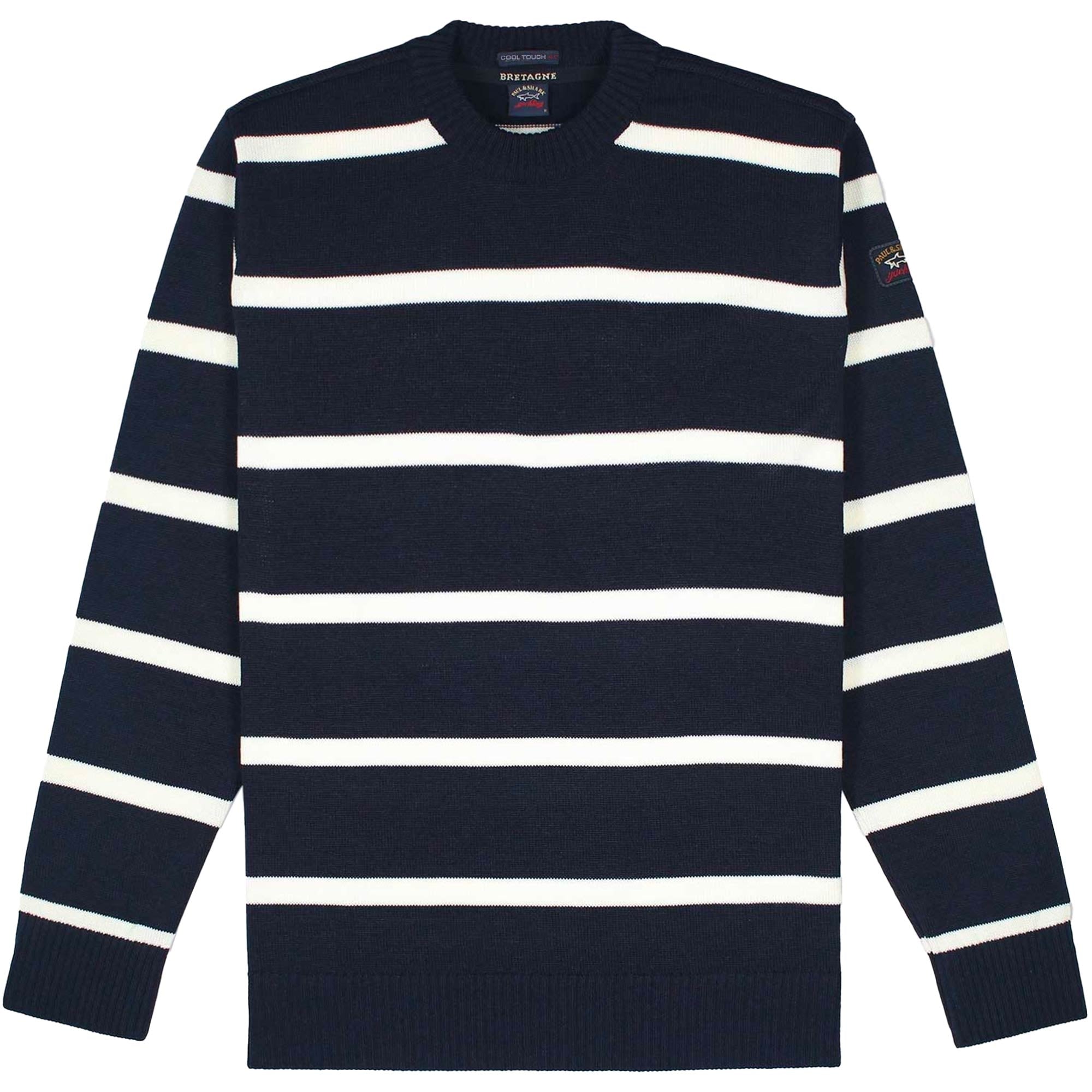 Paul and Shark Bretagne Wool Sweater - Navy