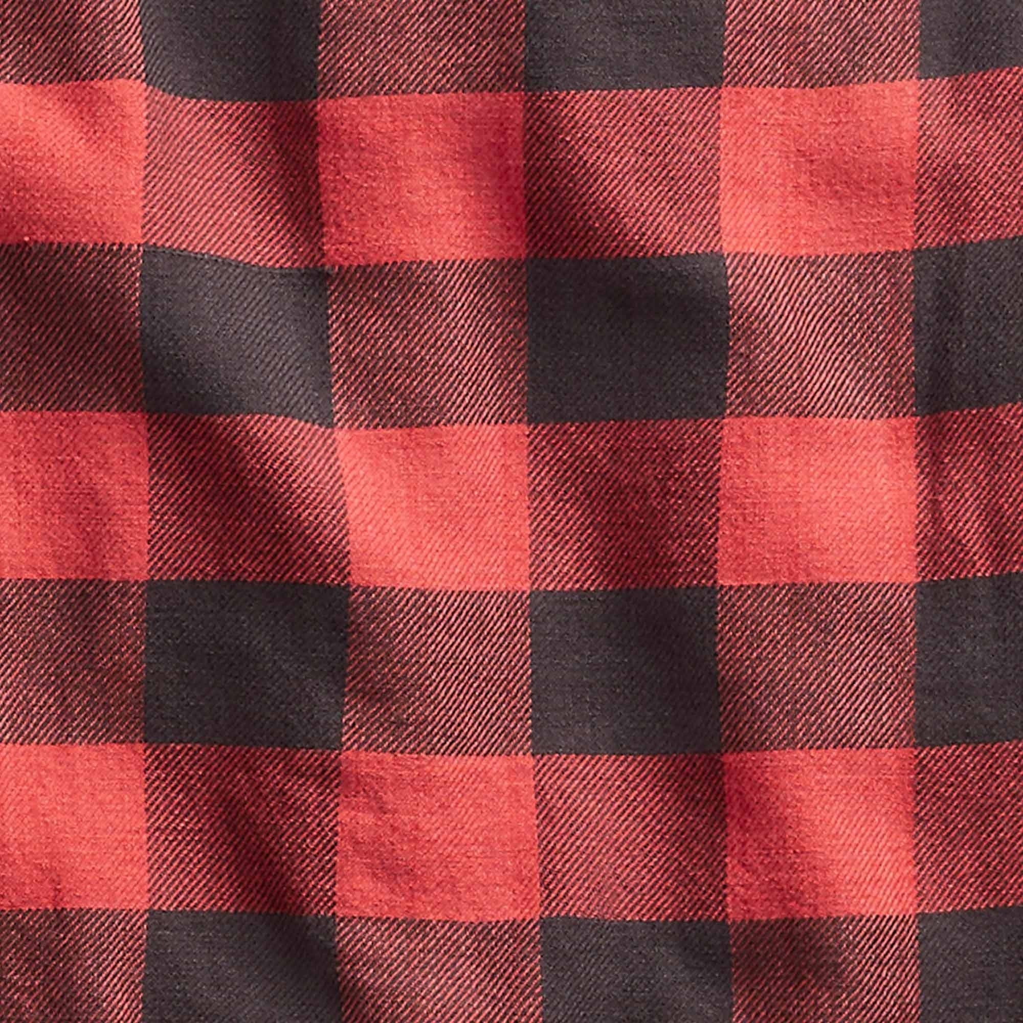 RRL by Ralph Lauren Plaid Twill Work Shirt - Red Check