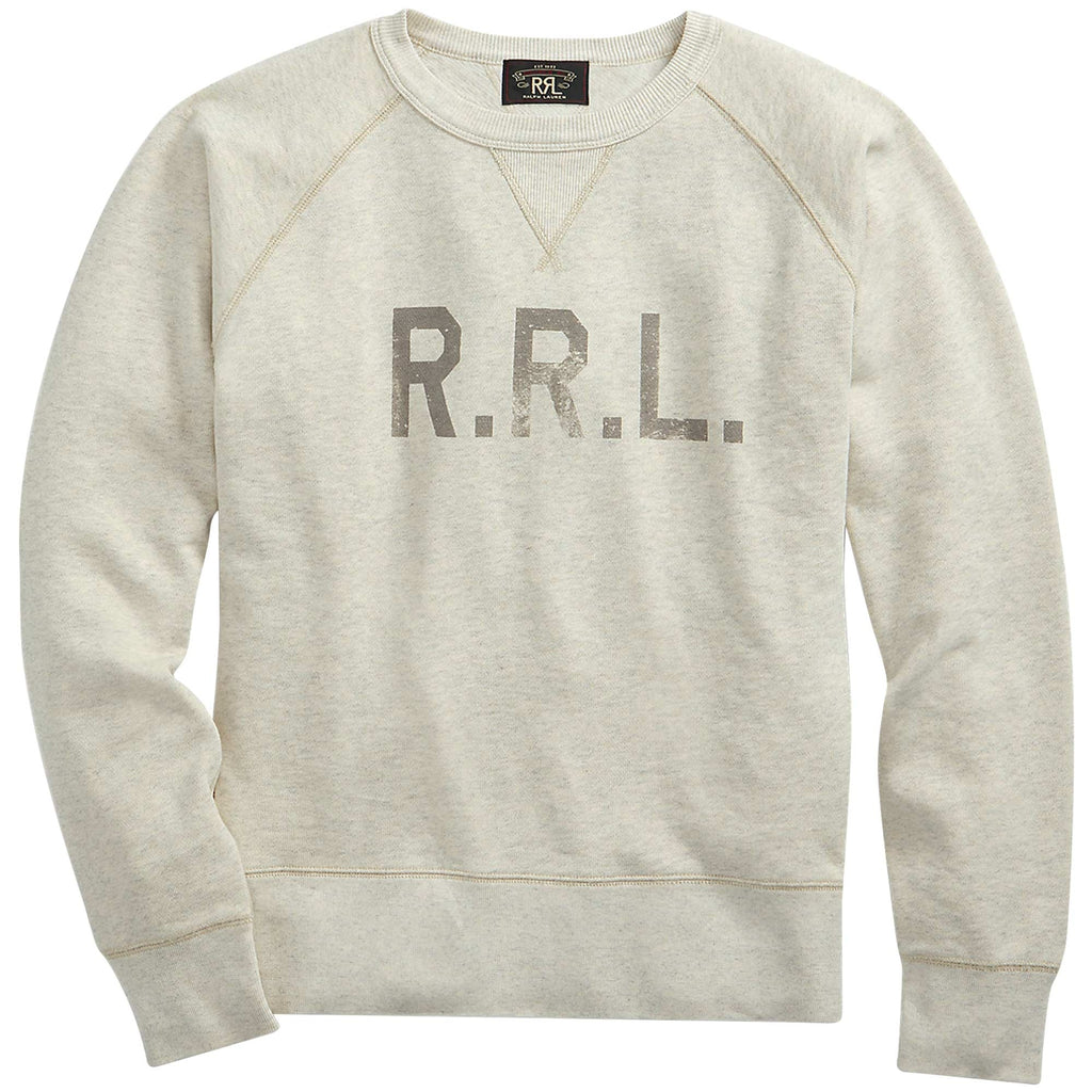 RRL by Ralph Lauren Logo Fleece Pullover - Heather