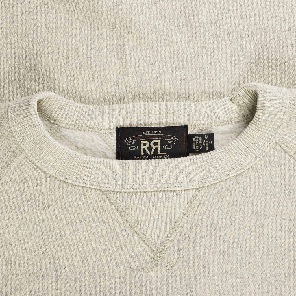 RRL by Ralph Lauren Logo Fleece Pullover - Heather
