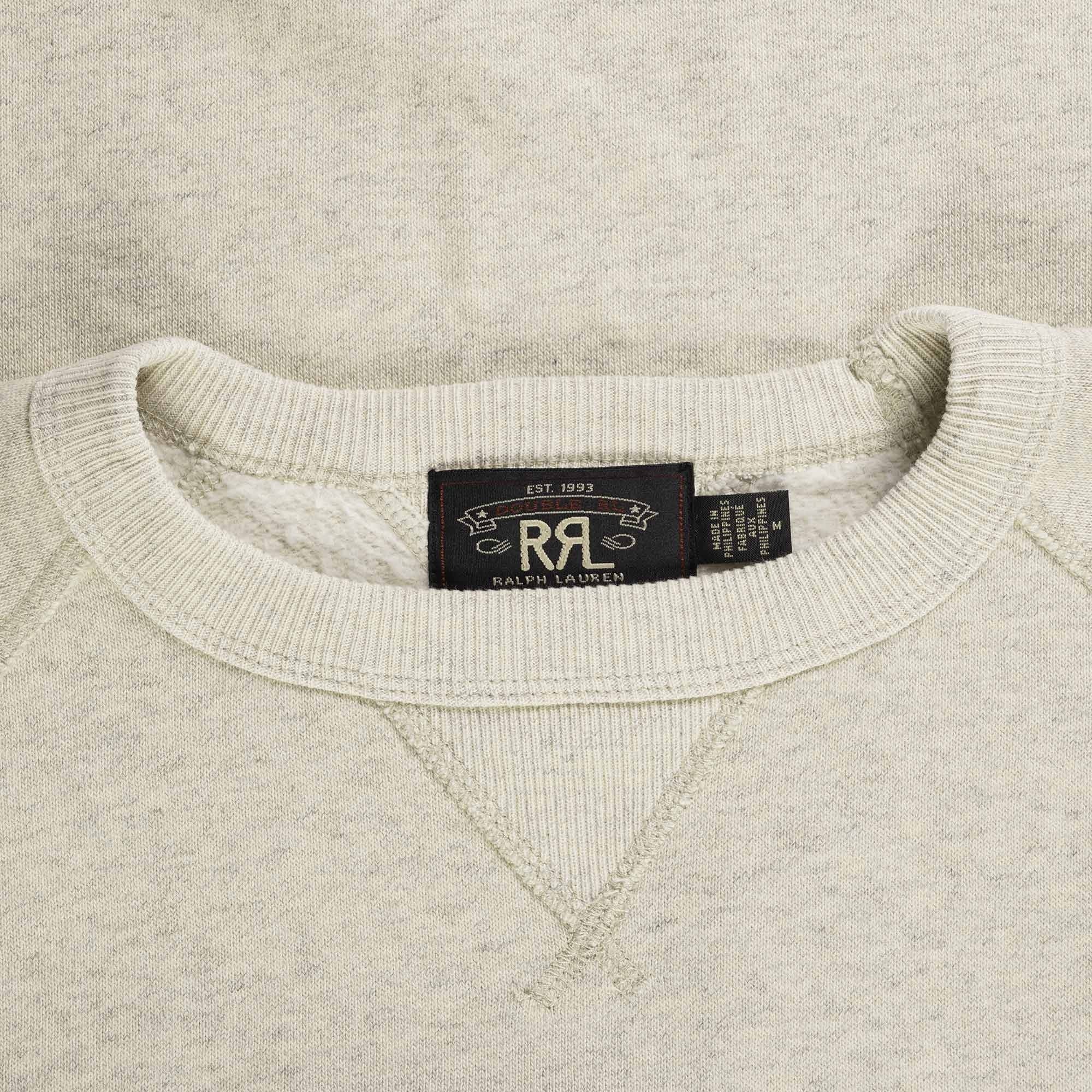RRL by Ralph Lauren Logo Fleece Pullover - Heather