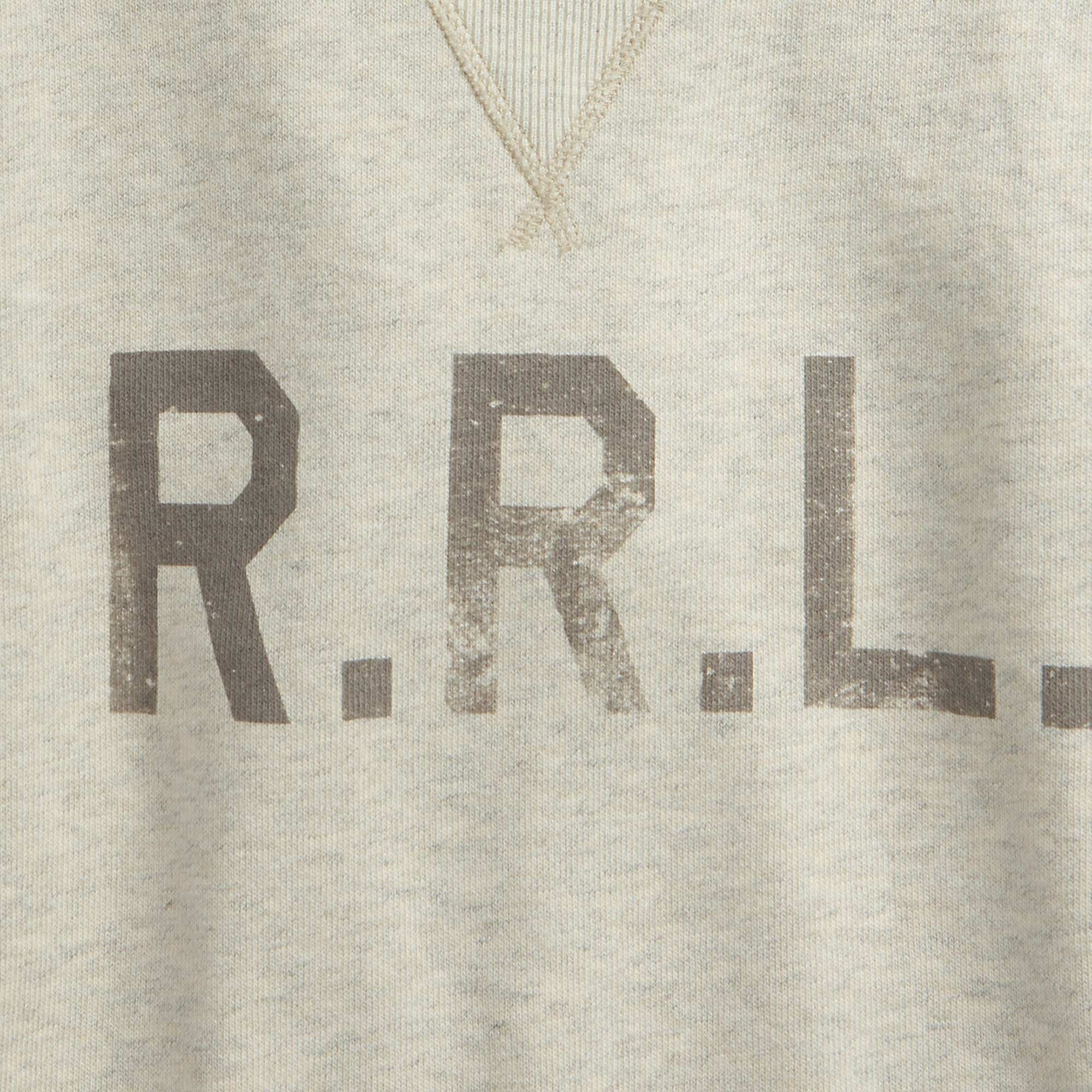 RRL by Ralph Lauren Logo Fleece Pullover - Heather