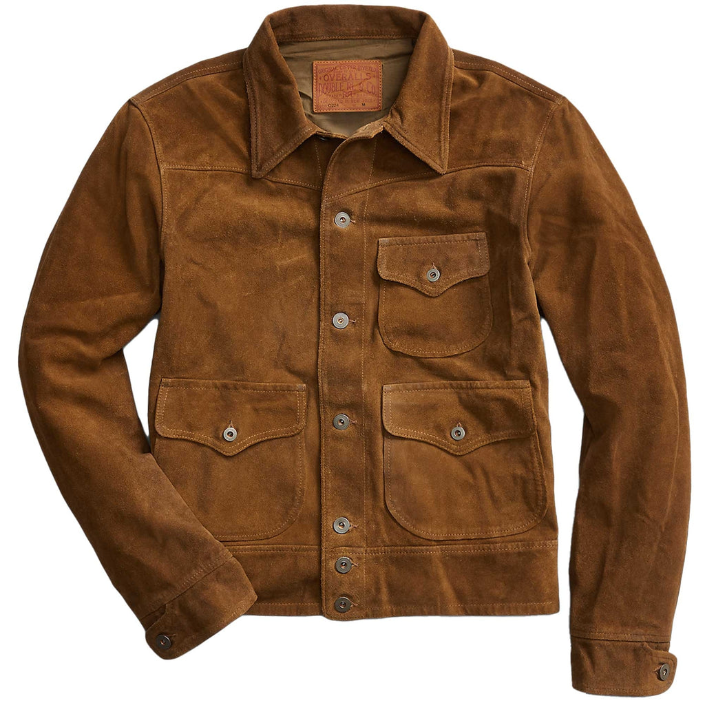 RRL by Ralph Lauren Roughout Suede Jacket - Brown