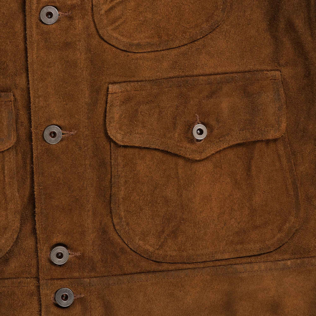 RRL by Ralph Lauren Roughout Suede Jacket - Brown