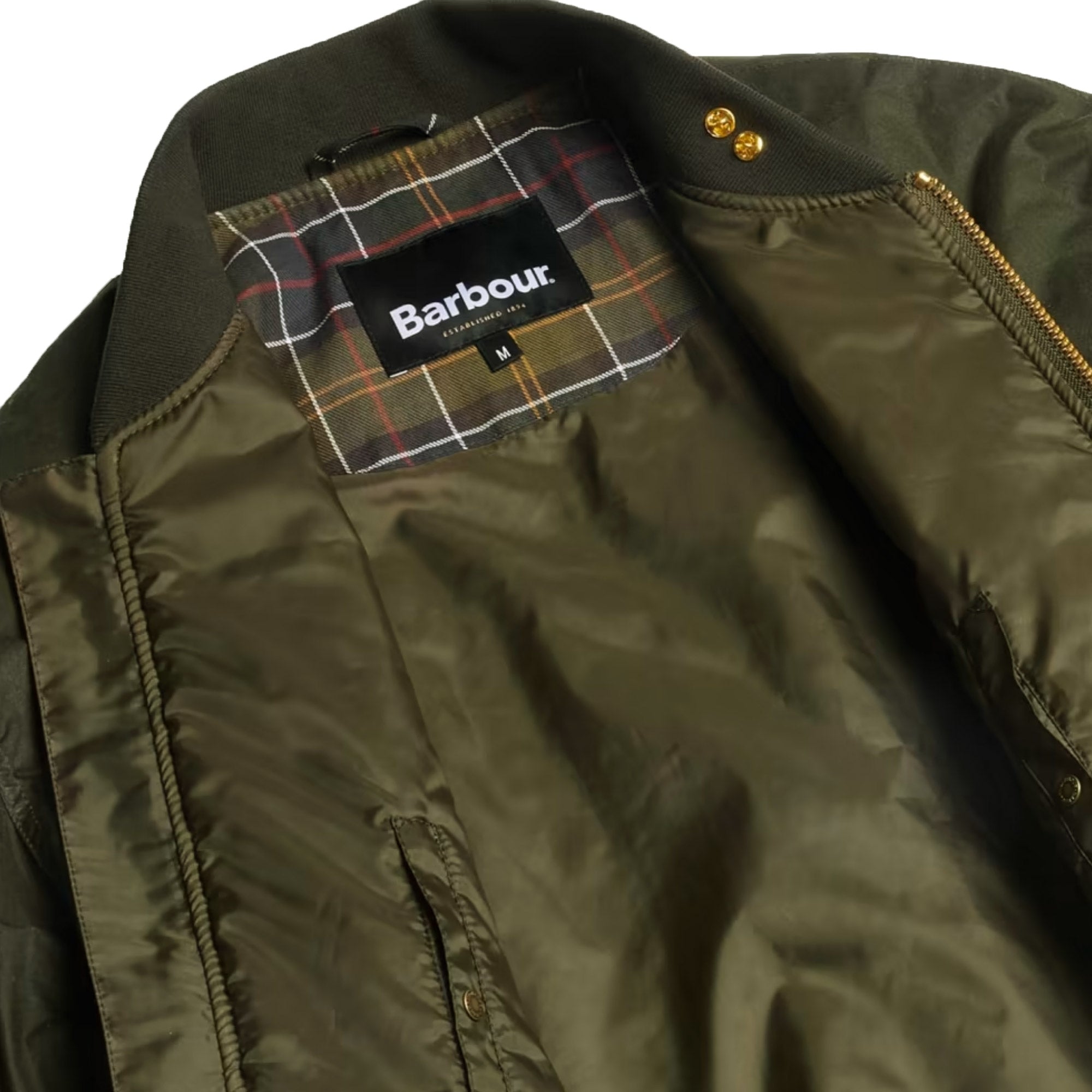Barbour JBS Wax Flight Jacket - Olive