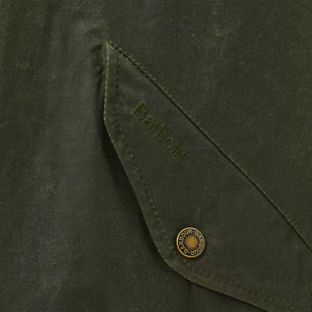 Barbour JBS Wax Flight Jacket - Olive