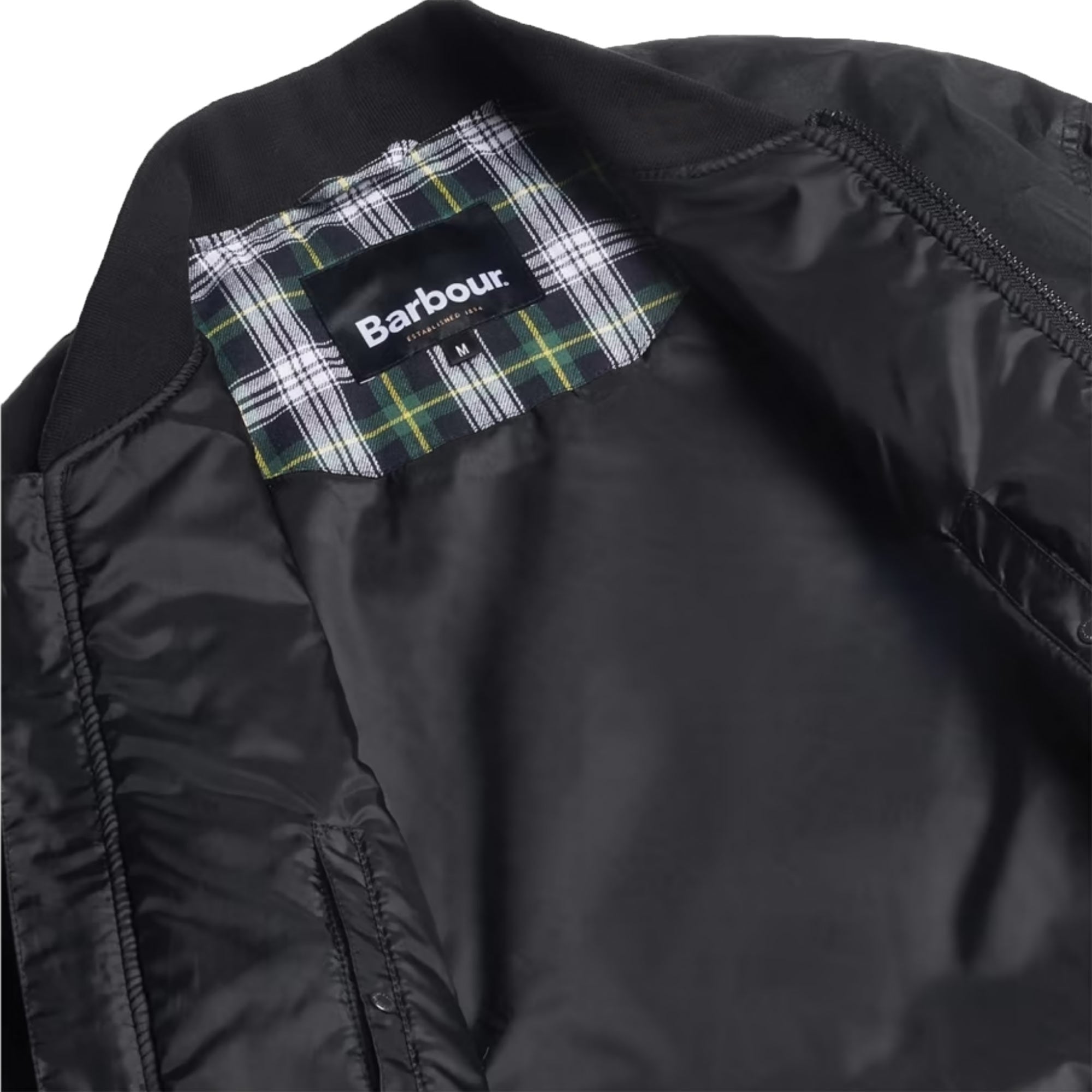 Barbour JBS Wax Flight Jacket - Black