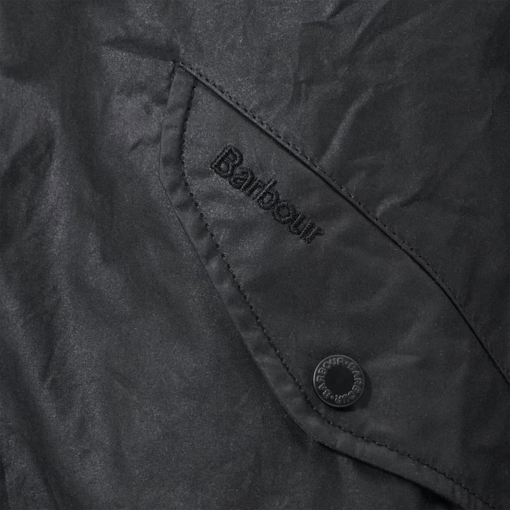 Barbour JBS Wax Flight Jacket - Black