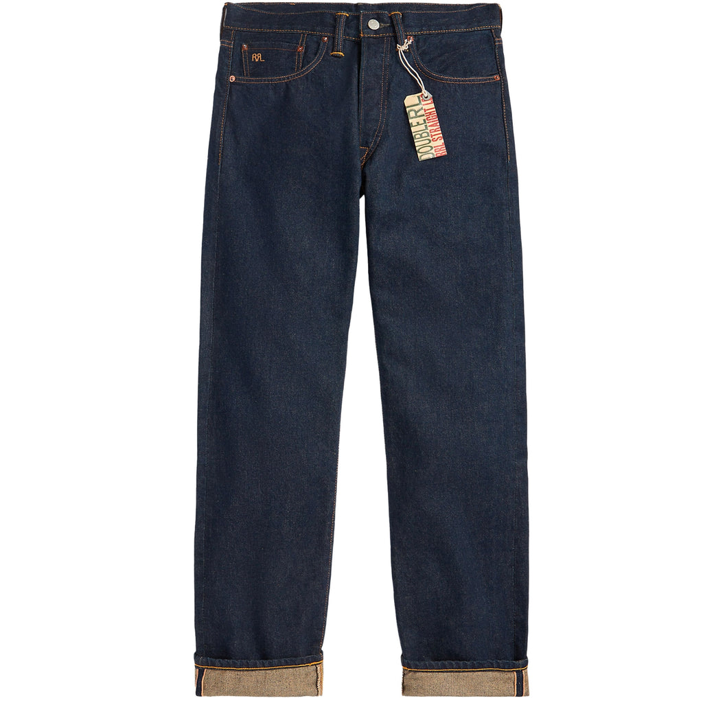 Straight Fit Once-Washed Selvedge Jean - Denim