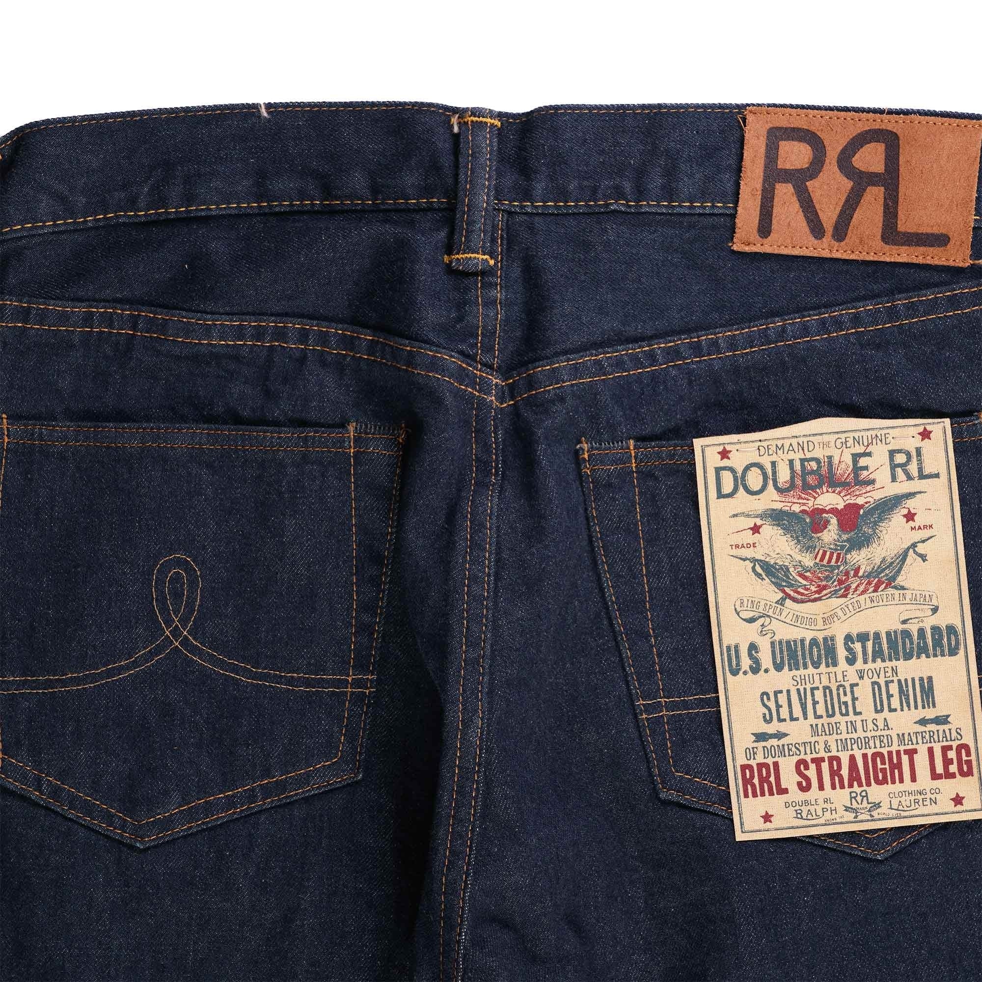 Straight Fit Once-Washed Selvedge Jean - Denim