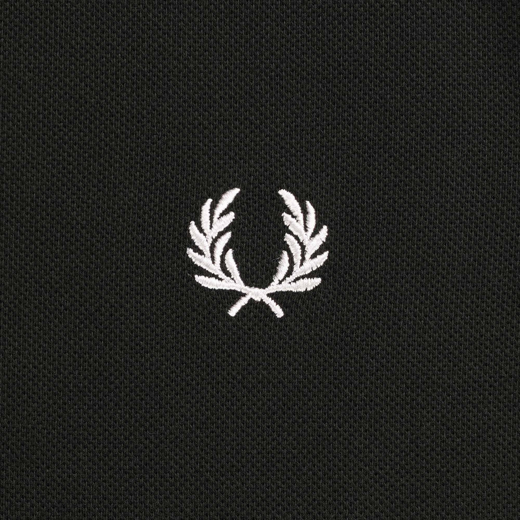 Fred Perry M3636 Long Sleeve Polo Shirt - Night Green