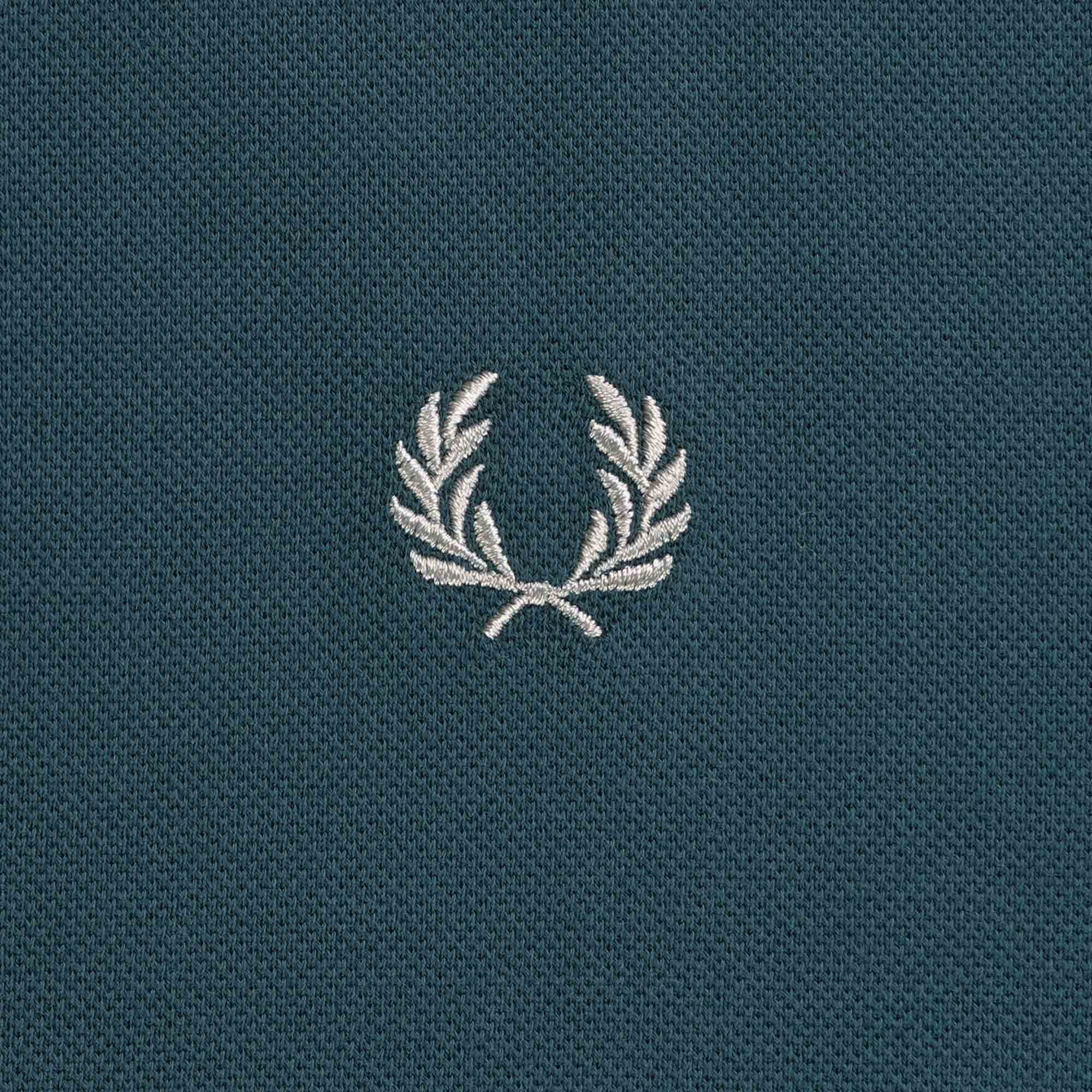 Fred Perry M3600 Twin Tipped Polo Shirt - Petrol Blue