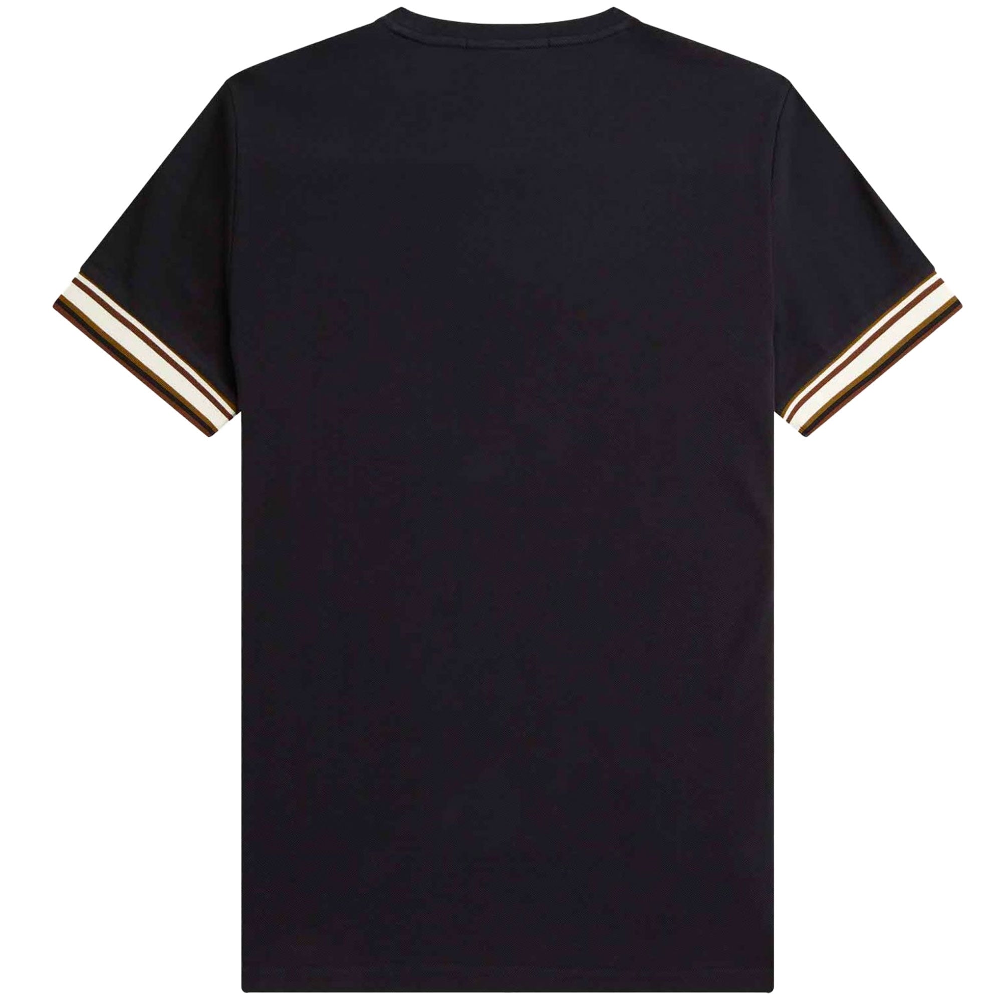 Fred Perry Bold Tipped Piqu  T-Shirt - Black
