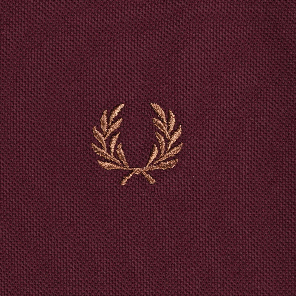 Fred Perry M3600 Twin Tipped Polo Shirt - Oxblood