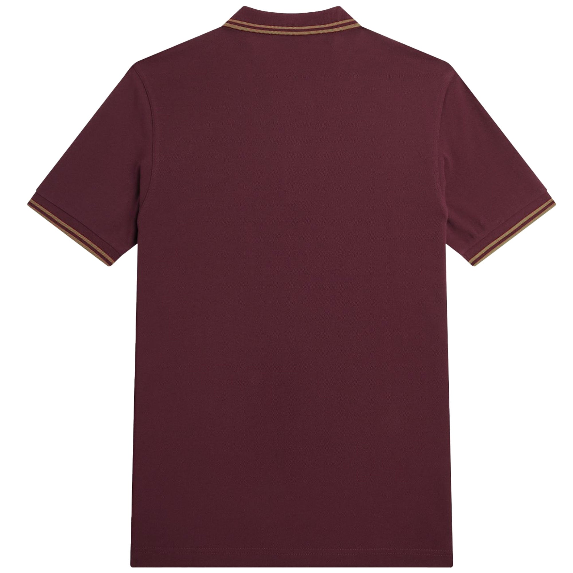 Fred Perry M3600 Twin Tipped Polo Shirt - Oxblood