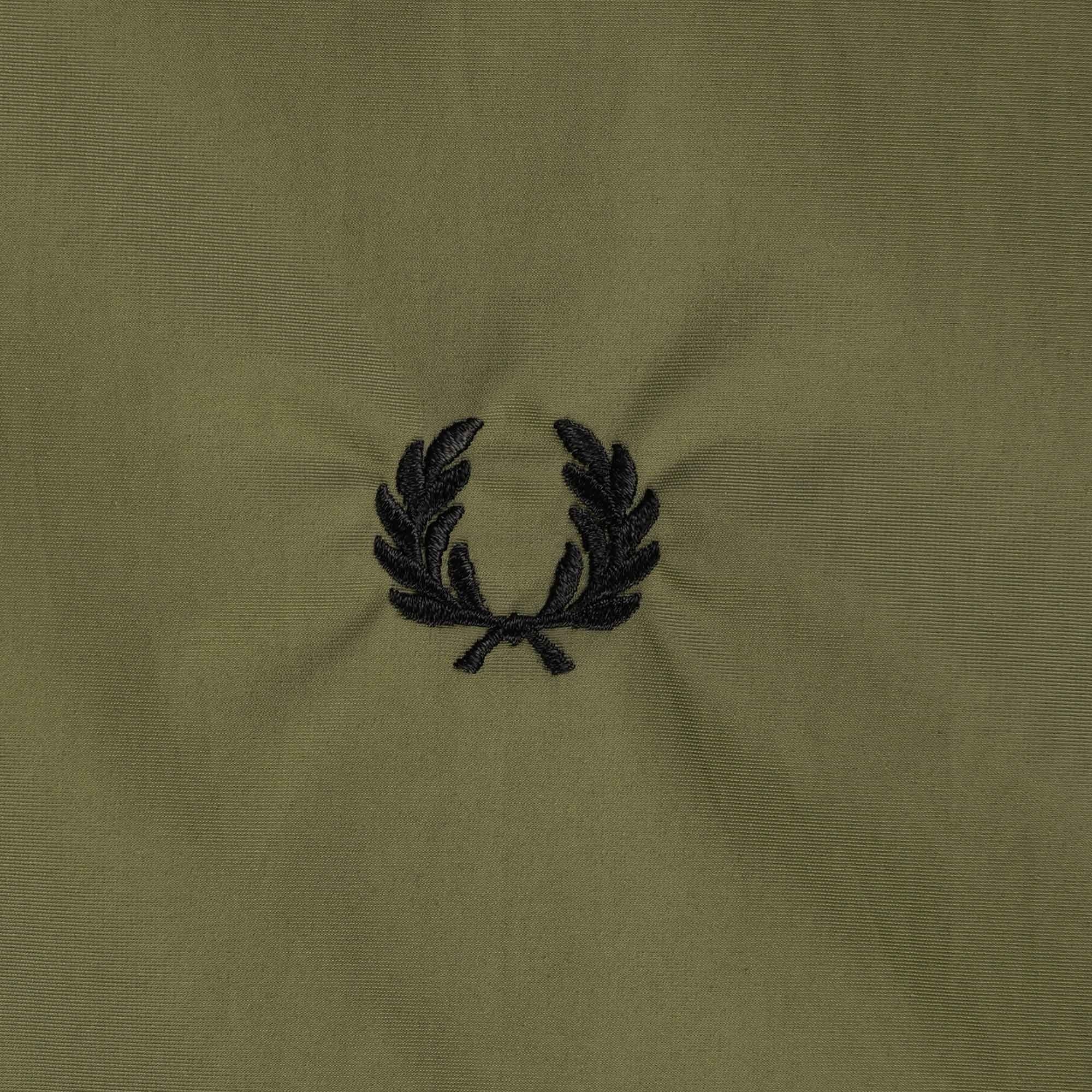Fred Perry Patch Pocket Zip Through Jacket - Green