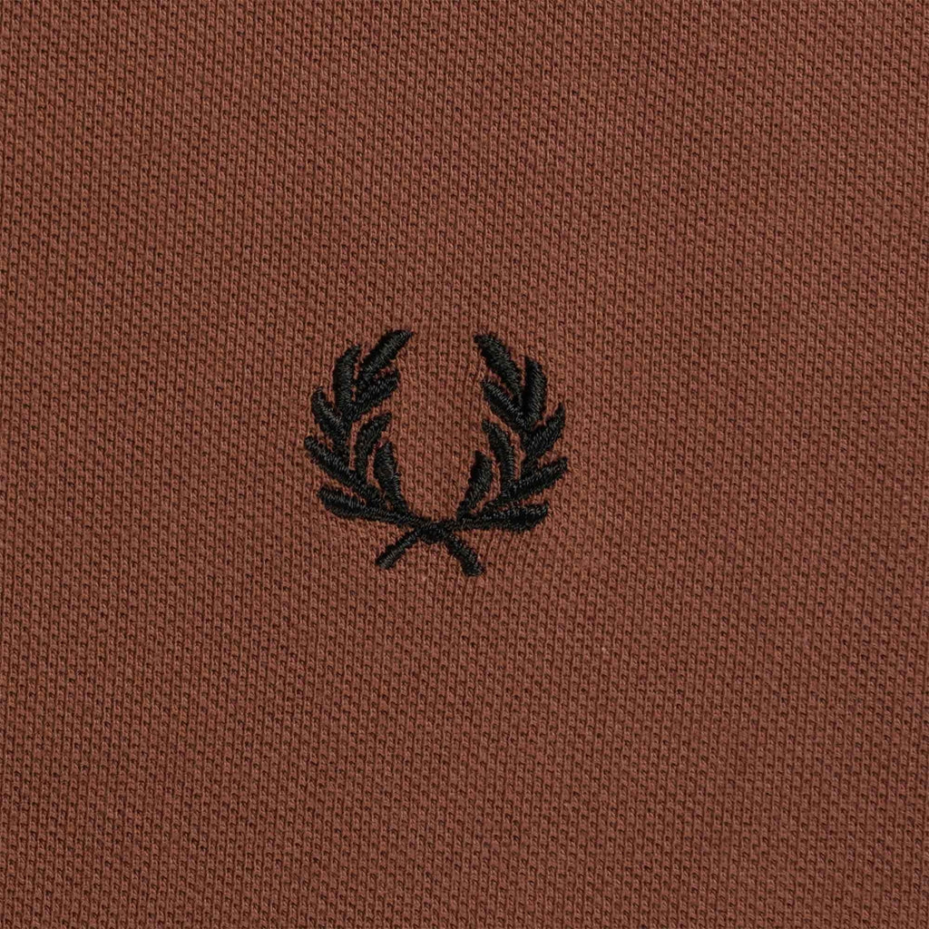 Fred Perry Reissues M12 Twin Tipped Polo Shirt - Burgundy