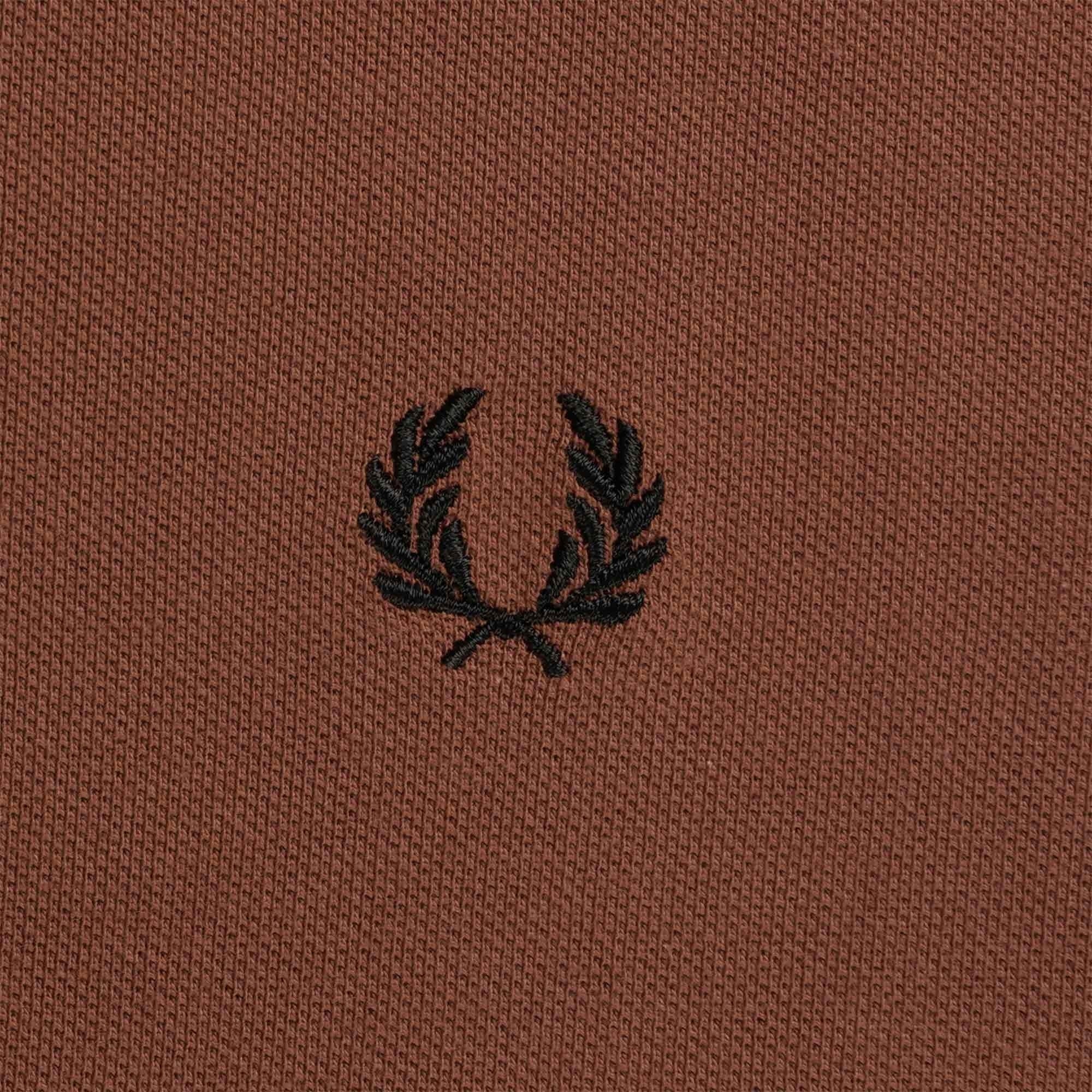 Fred Perry Reissues M12 Twin Tipped Polo Shirt - Burgundy