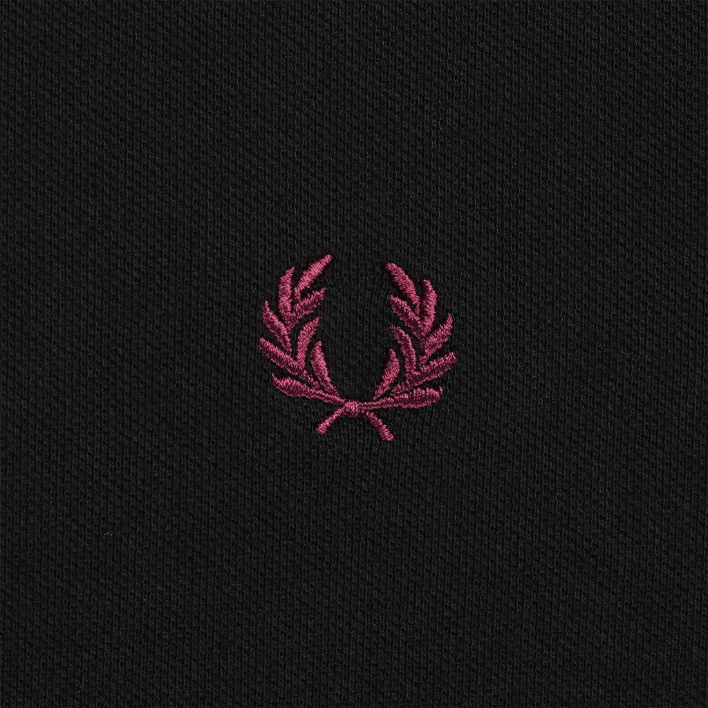 Fred Perry Reissues M12 Twin Tipped Polo Shirt - Black