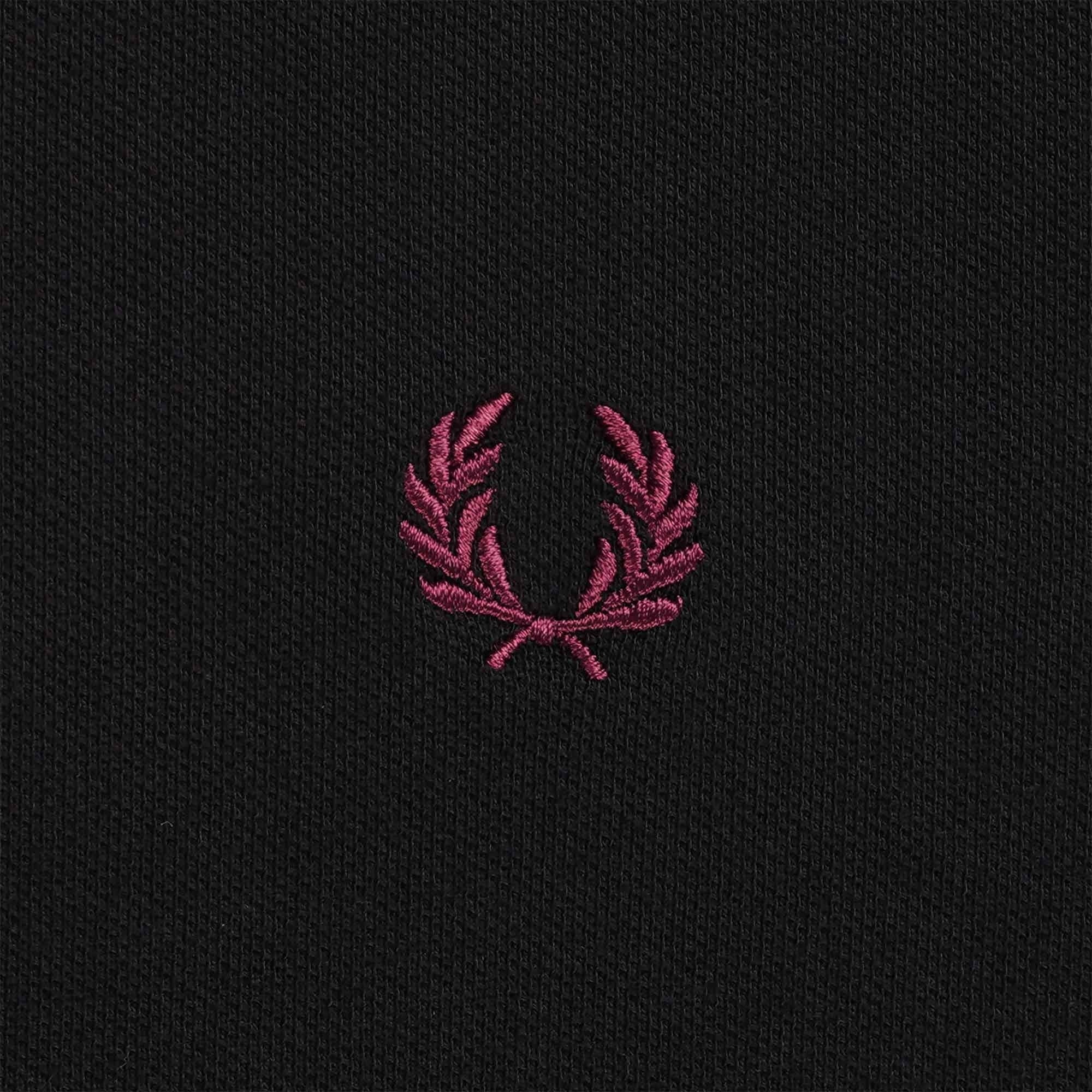 Fred Perry Reissues M12 Twin Tipped Polo Shirt - Black