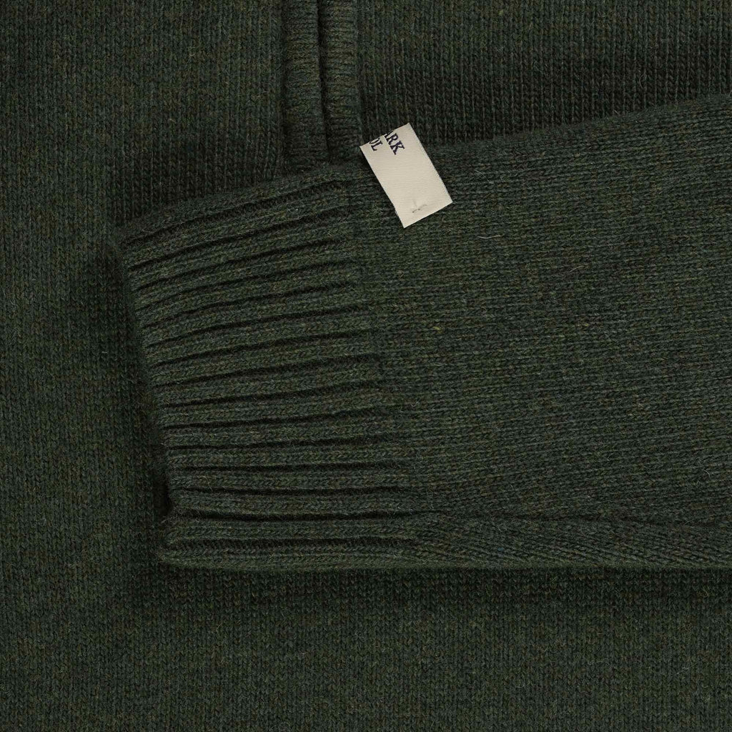 Paul and Shark Half Zip Jumper - Khaki