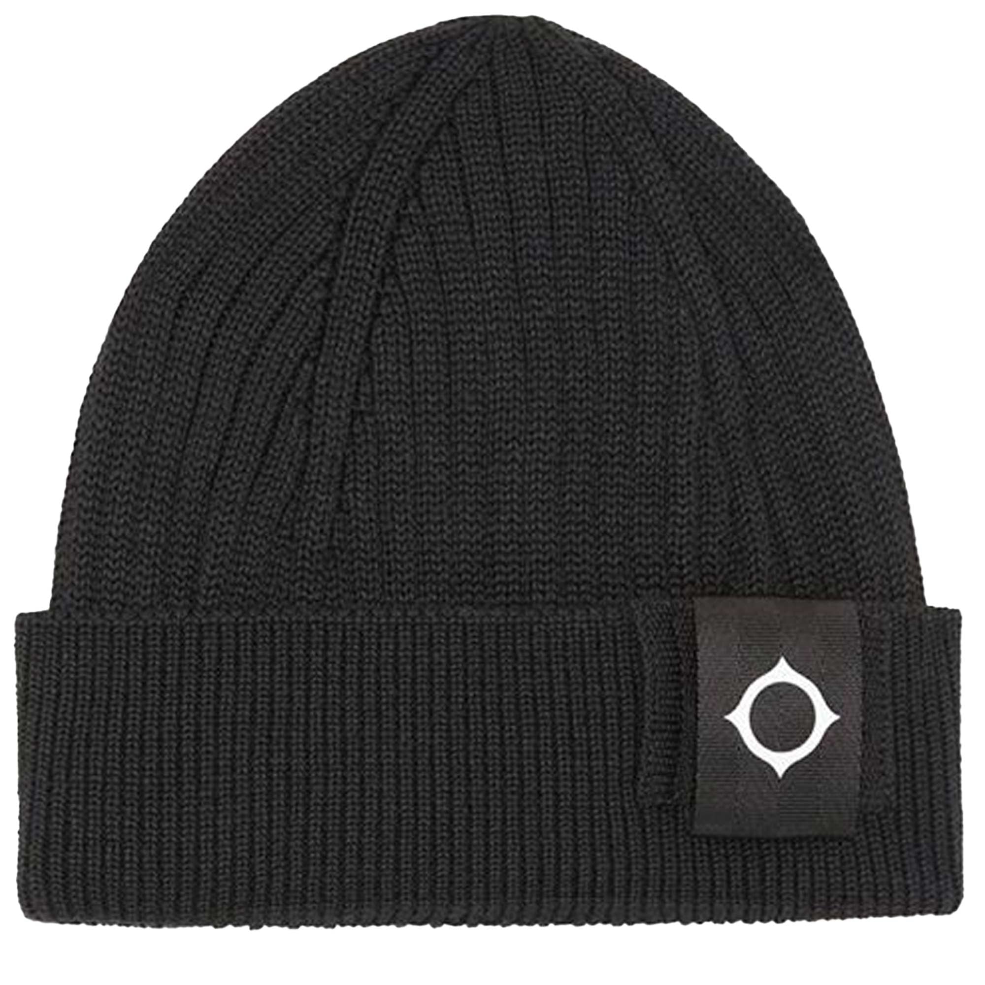 Ma Strum Rib Beanie Hat - Jet black