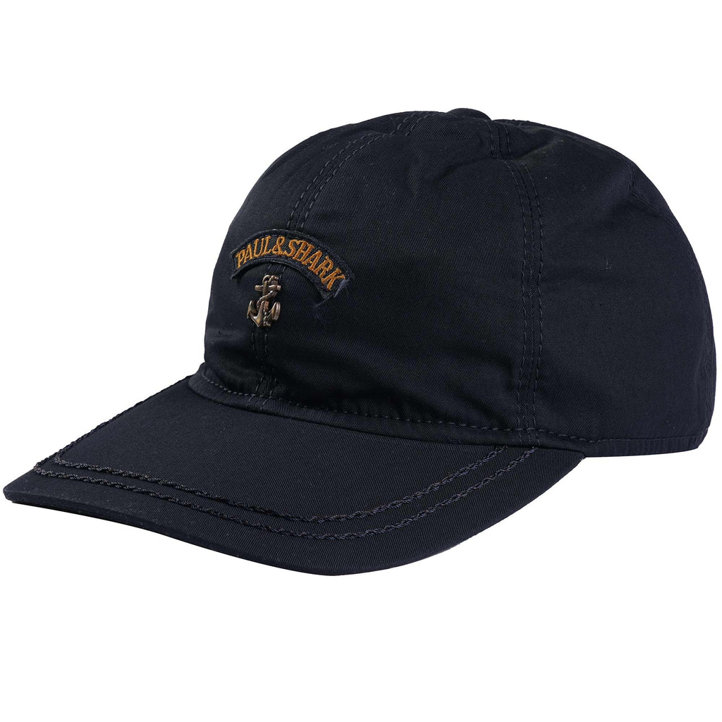 Paul and Shark Anchor Logo Cap - Navy