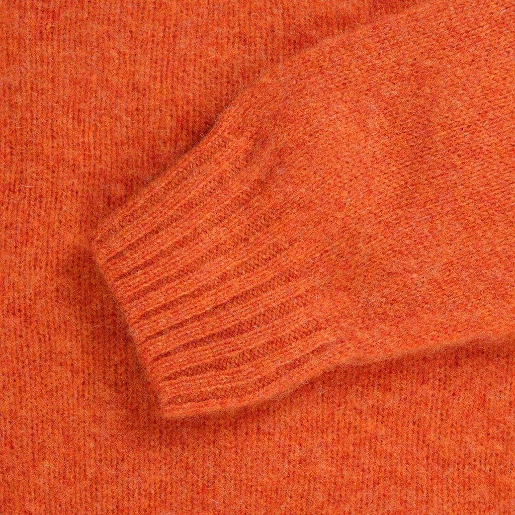 YMC Suedehead Crew Neck Jumper - Orange