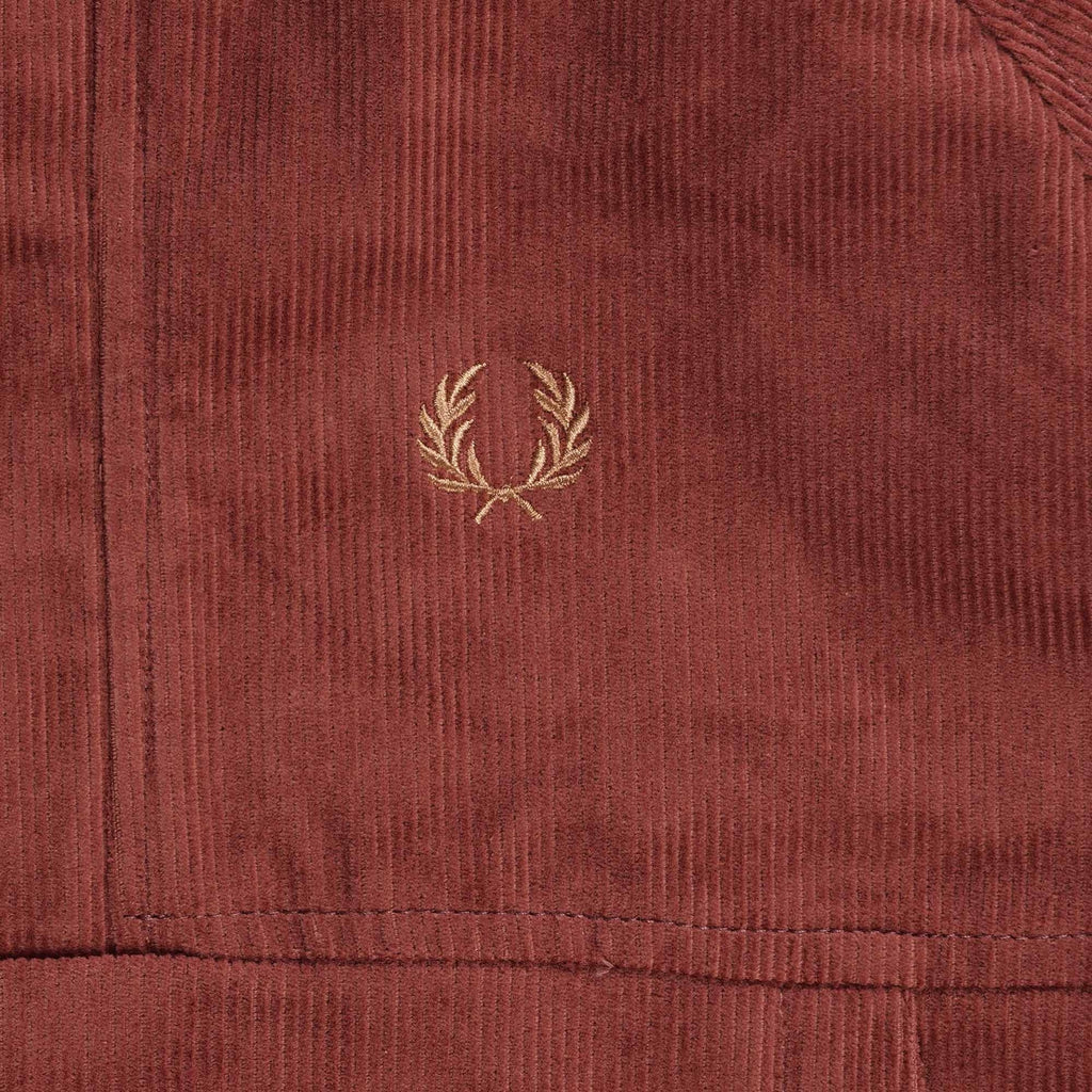 Fred Perry Cord Overhead Jacket - Whiskey Brown