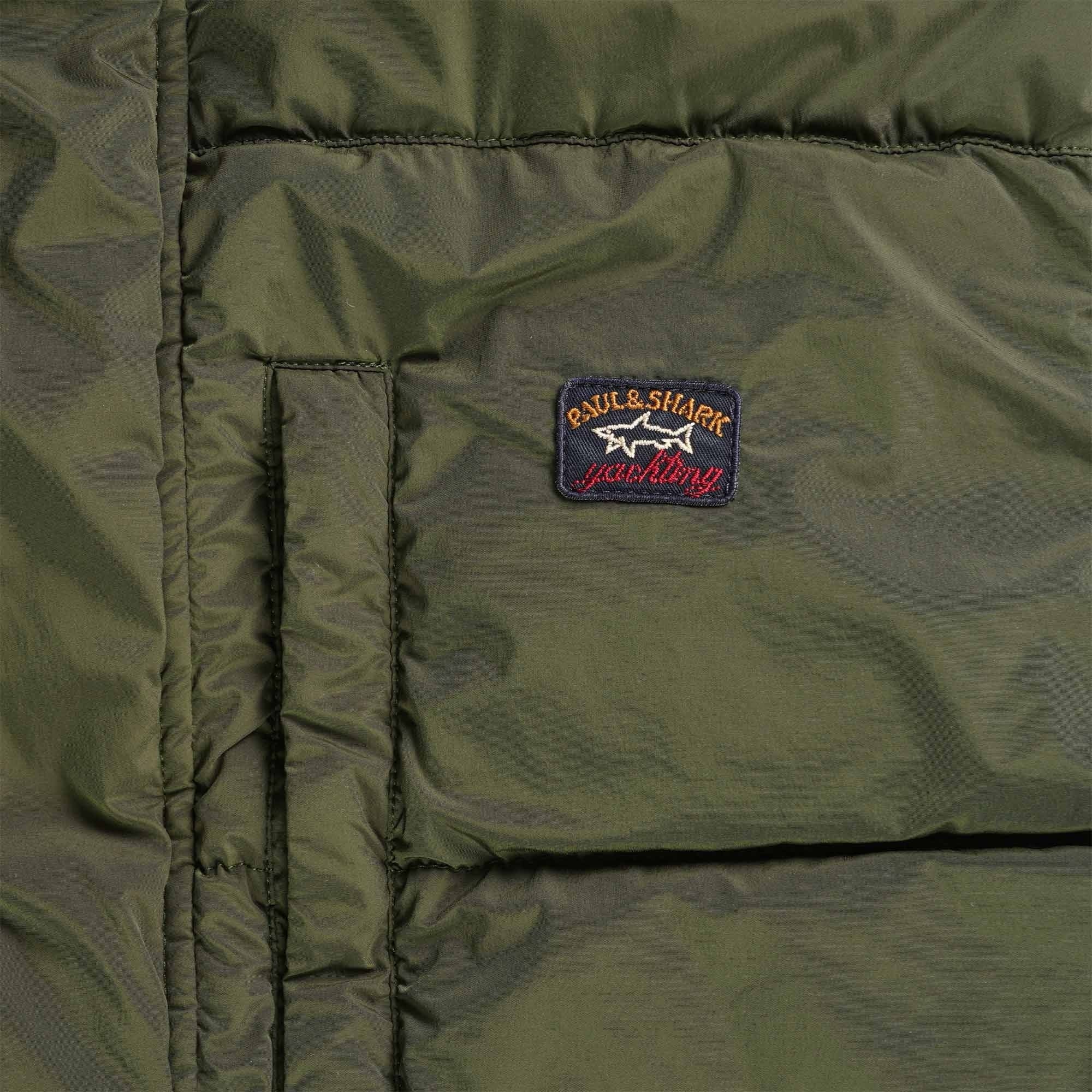Paul and Shark Logo Gilet - Khaki