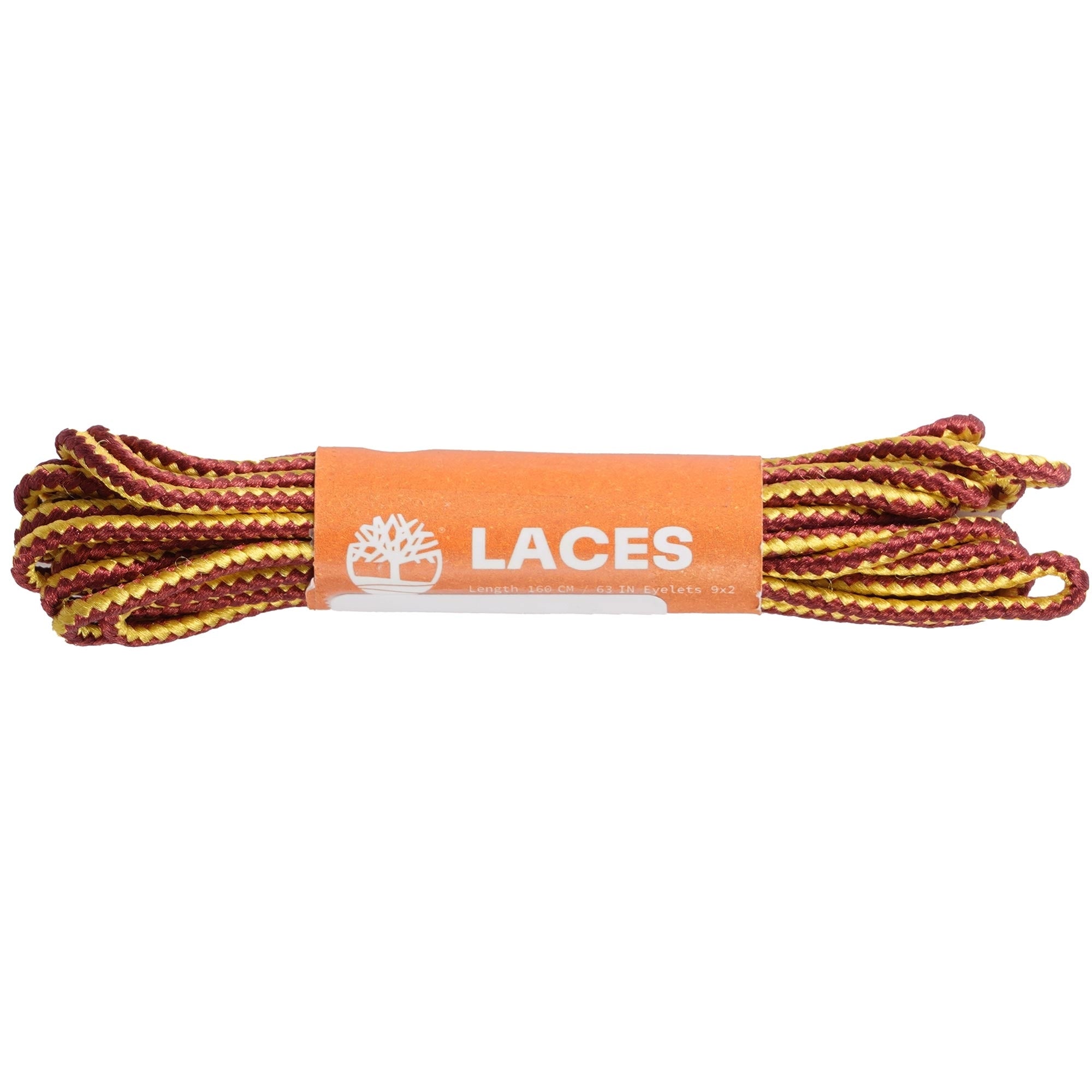 Timberland 160cm Laces - Brown and Yellow