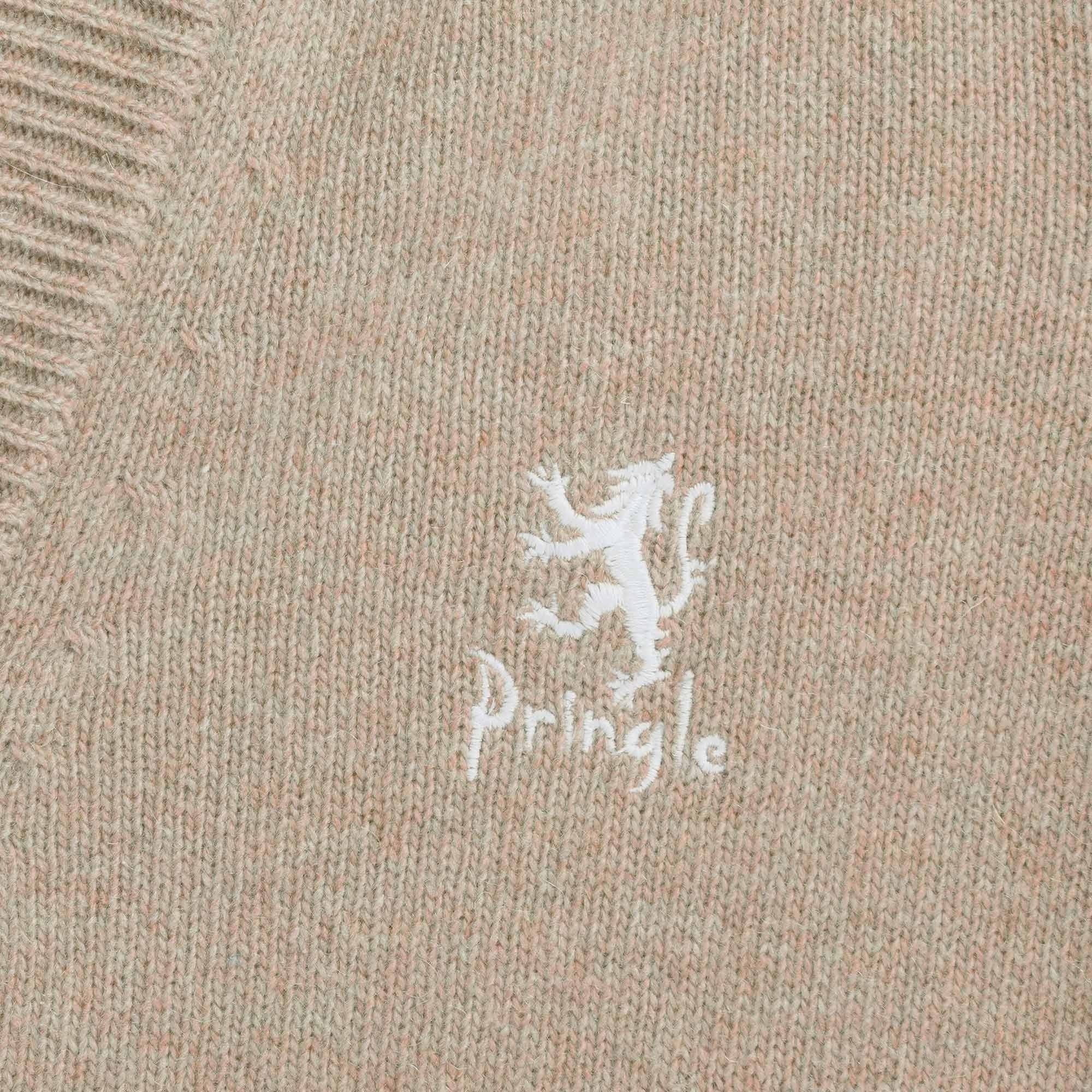 Pringle of Scotland V Neck Cardigan - Camel