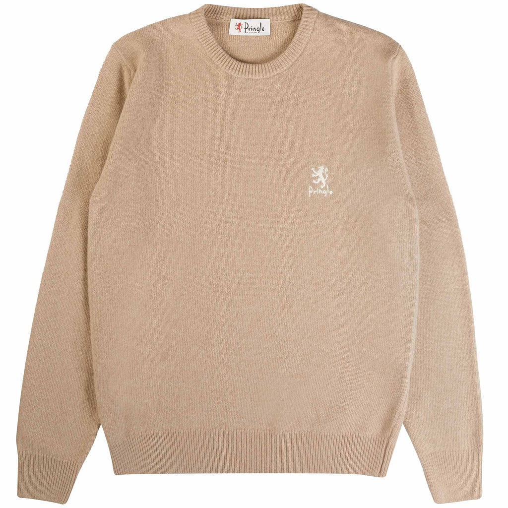 Pringle of Scotland Round Neck Jumper - Camel