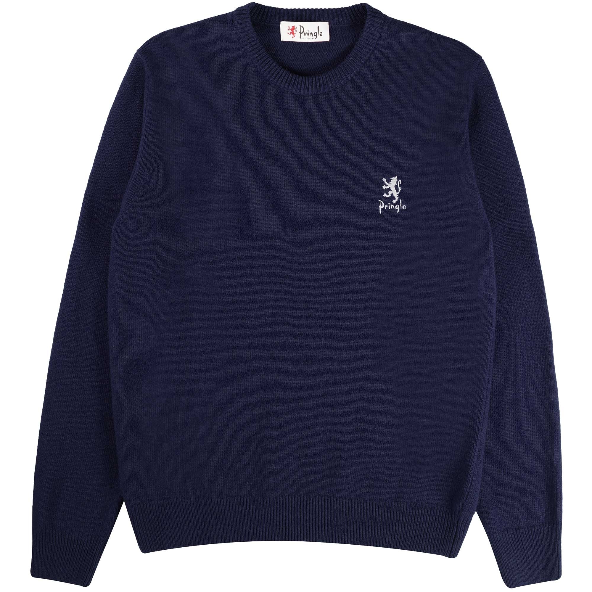 Pringle of Scotland Round Neck Jumper - Navy