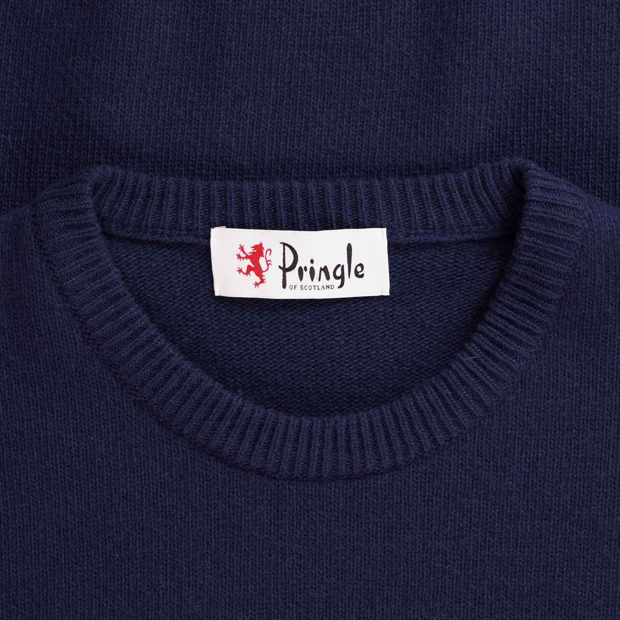 Pringle of Scotland Round Neck Jumper - Navy