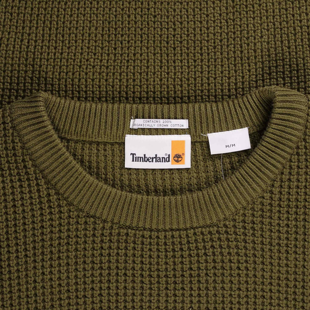 Timberland Tuck Crewneck Jumper - Khaki