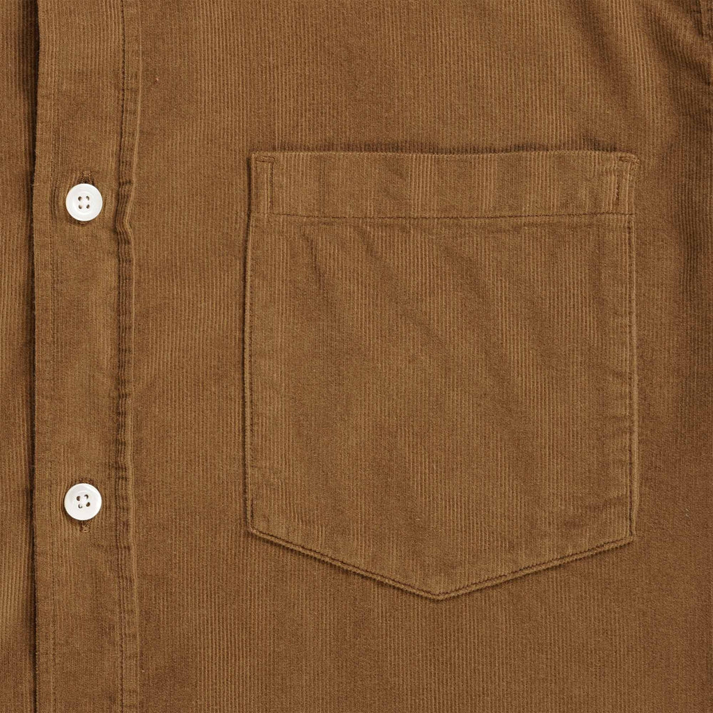 Norse Projects Osvald Corduroy Shirt - Camel