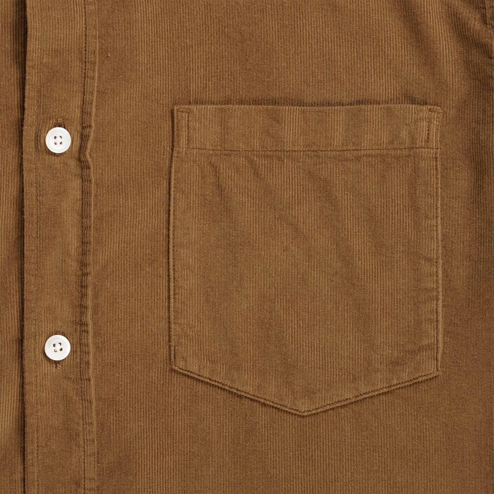 Norse Projects Osvald Corduroy Shirt - Camel