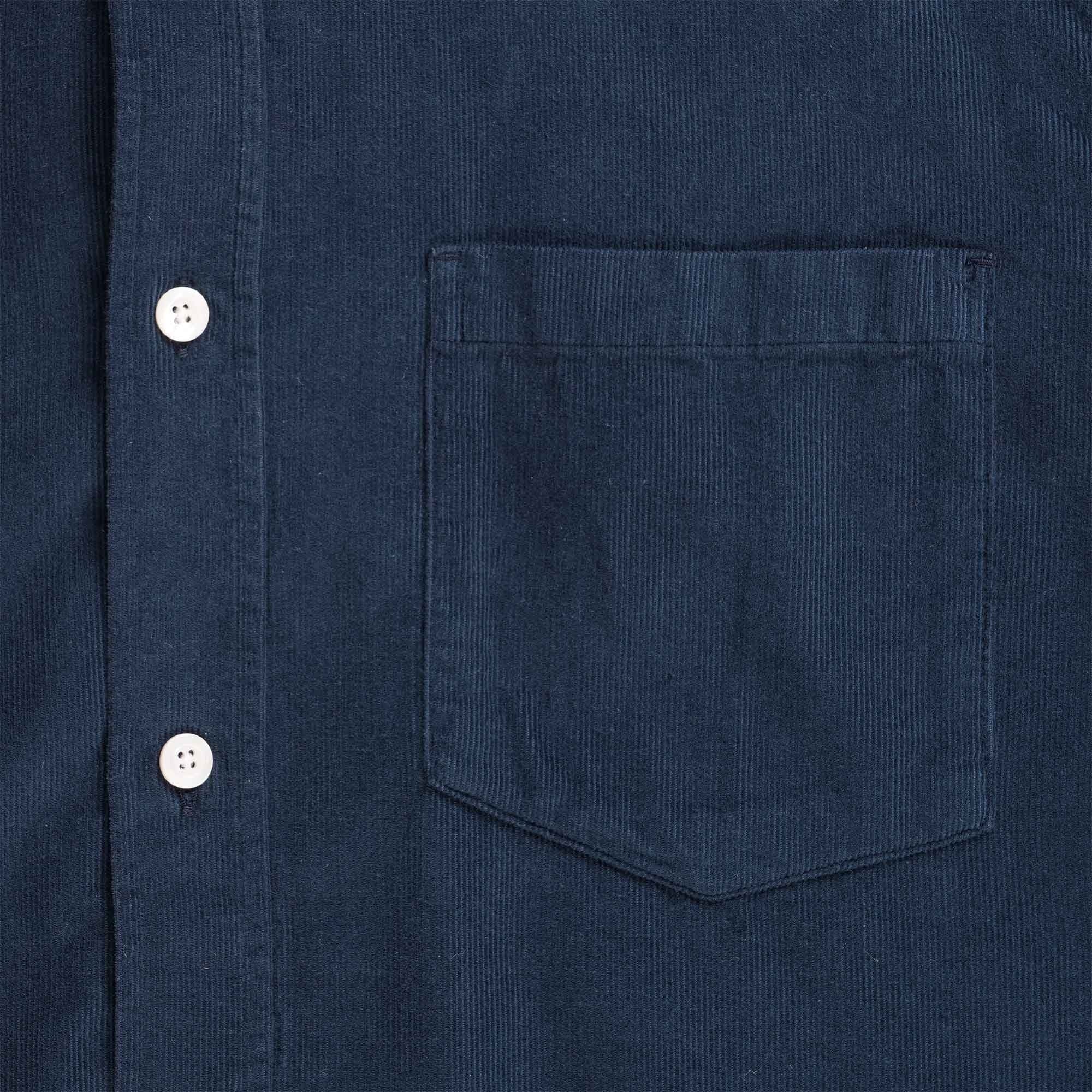 Norse Projects Osvald Corduroy Shirt - Navy